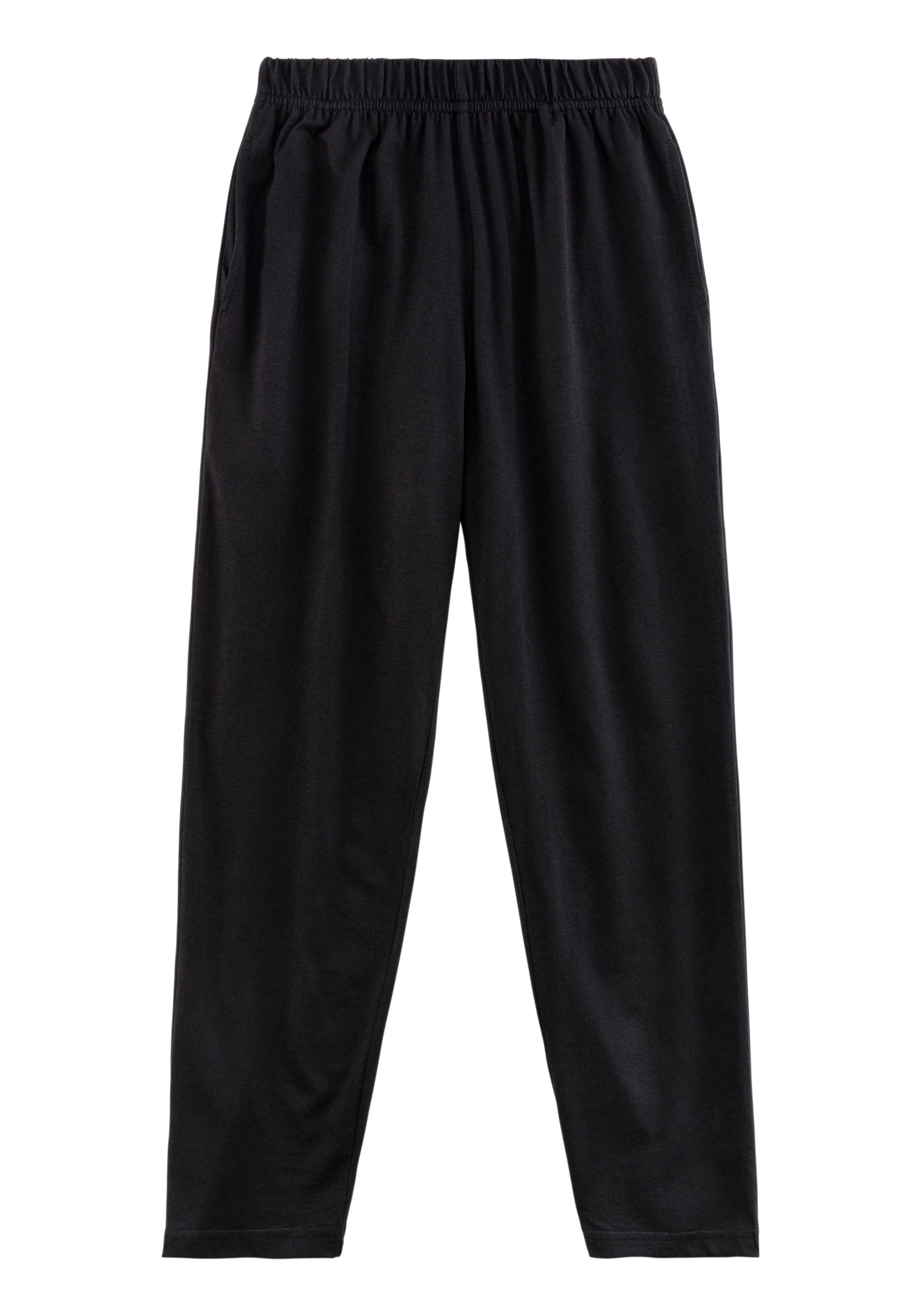 AUTHENTIC LE JOGGER Pyjama met basketbalprint (2-delig, 1 stuk)