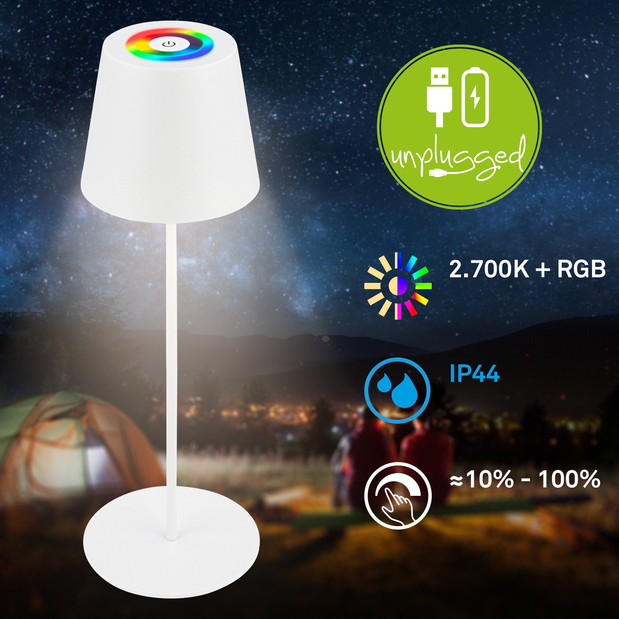 Briloner Leuchten Led-tafellamp Calida