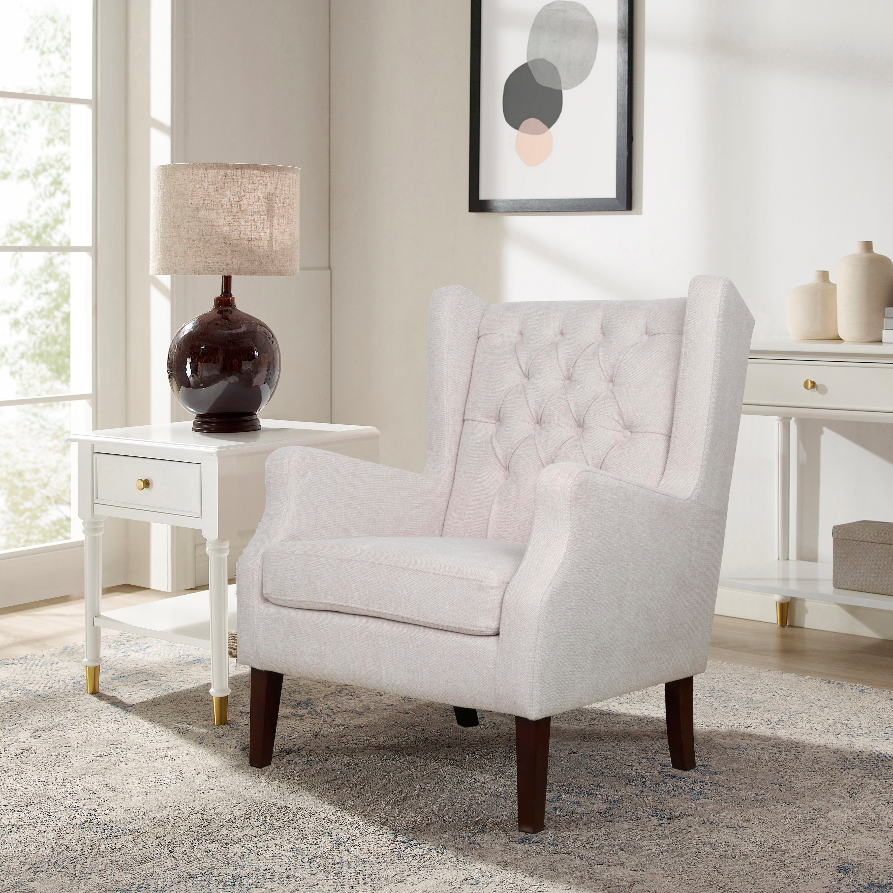 Timbers Fauteuil Newark Capitonnage, 3 kleuren
