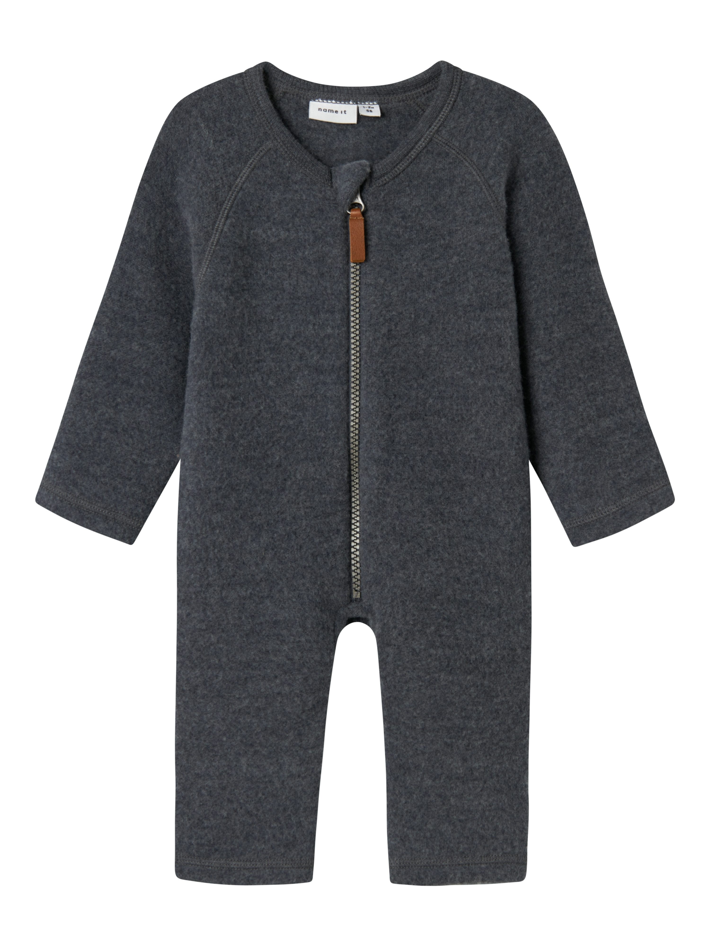 Name It Jumpsuit NBMWMINO WOOL BRU LS SUIT NOOS