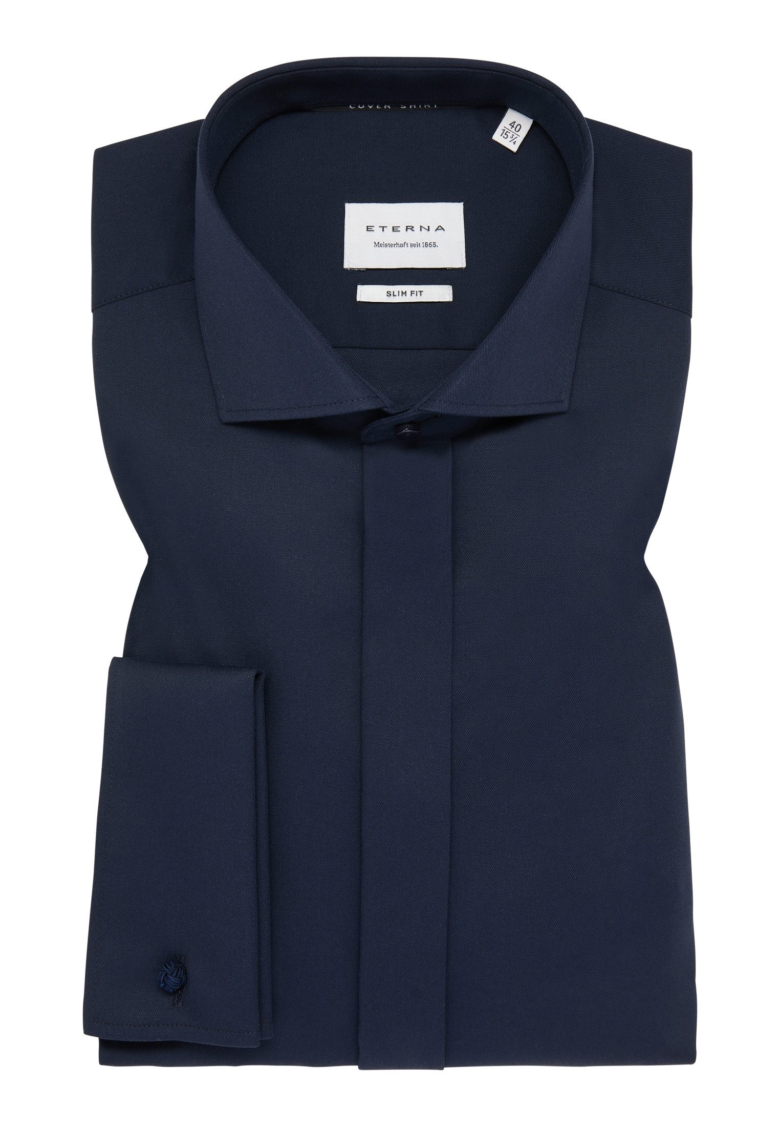 Eterna Overhemd met lange mouwen Slim fit NON IRON (strijkvrij)