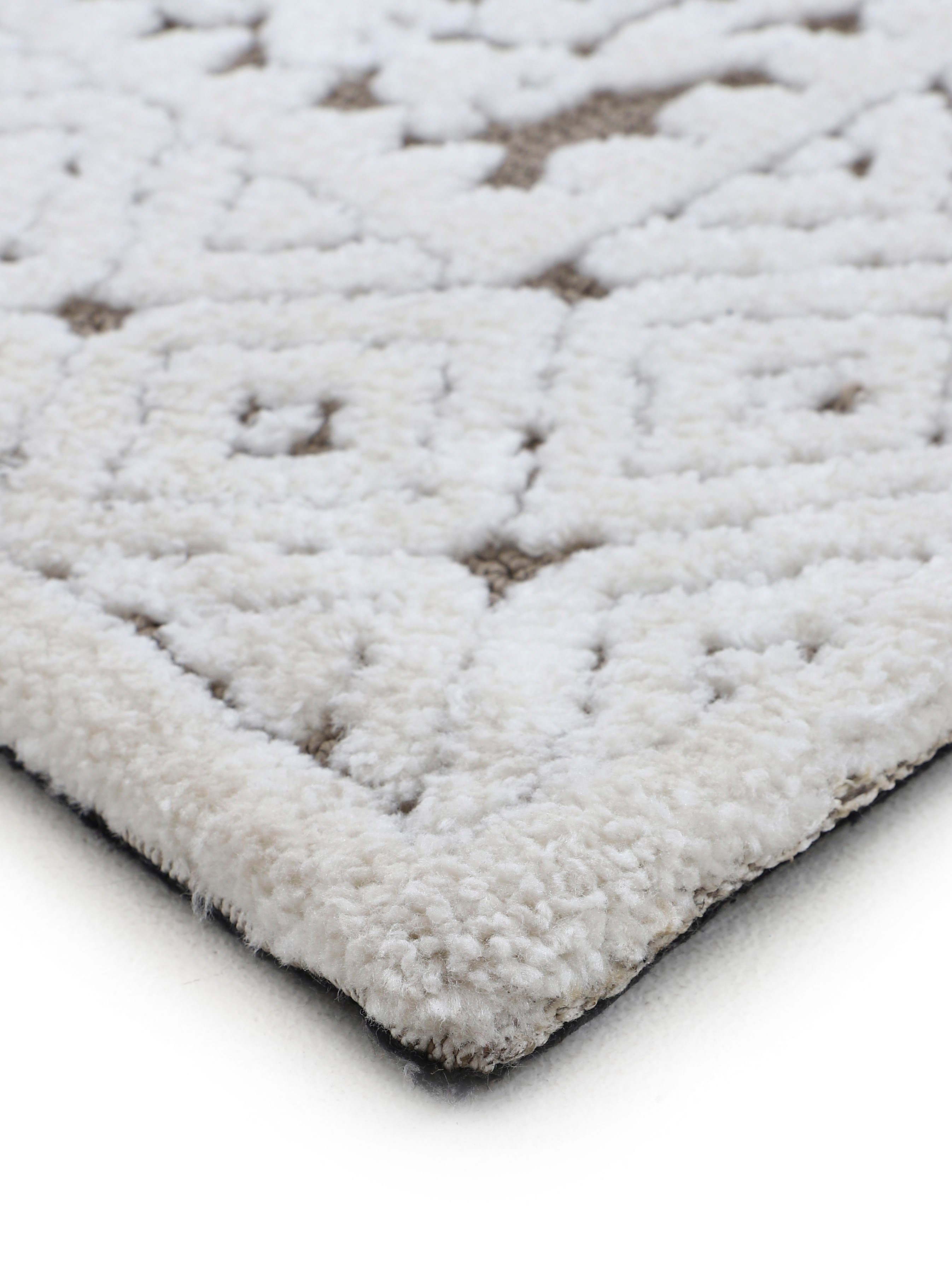 carpetfine Vloerkleed Holly 1 Bloemenmotief, hoog-laag structuur, woonkamer