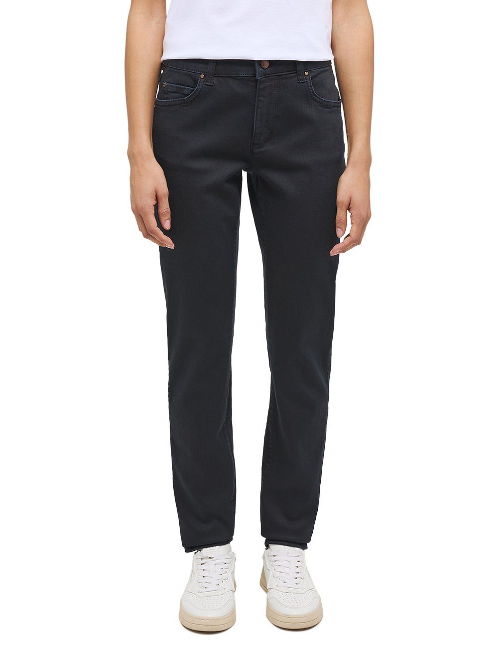 MUSTANG Slim fit jeans Style Crosby Relaxed Slim dames slim fit jeans maat 36 blauw