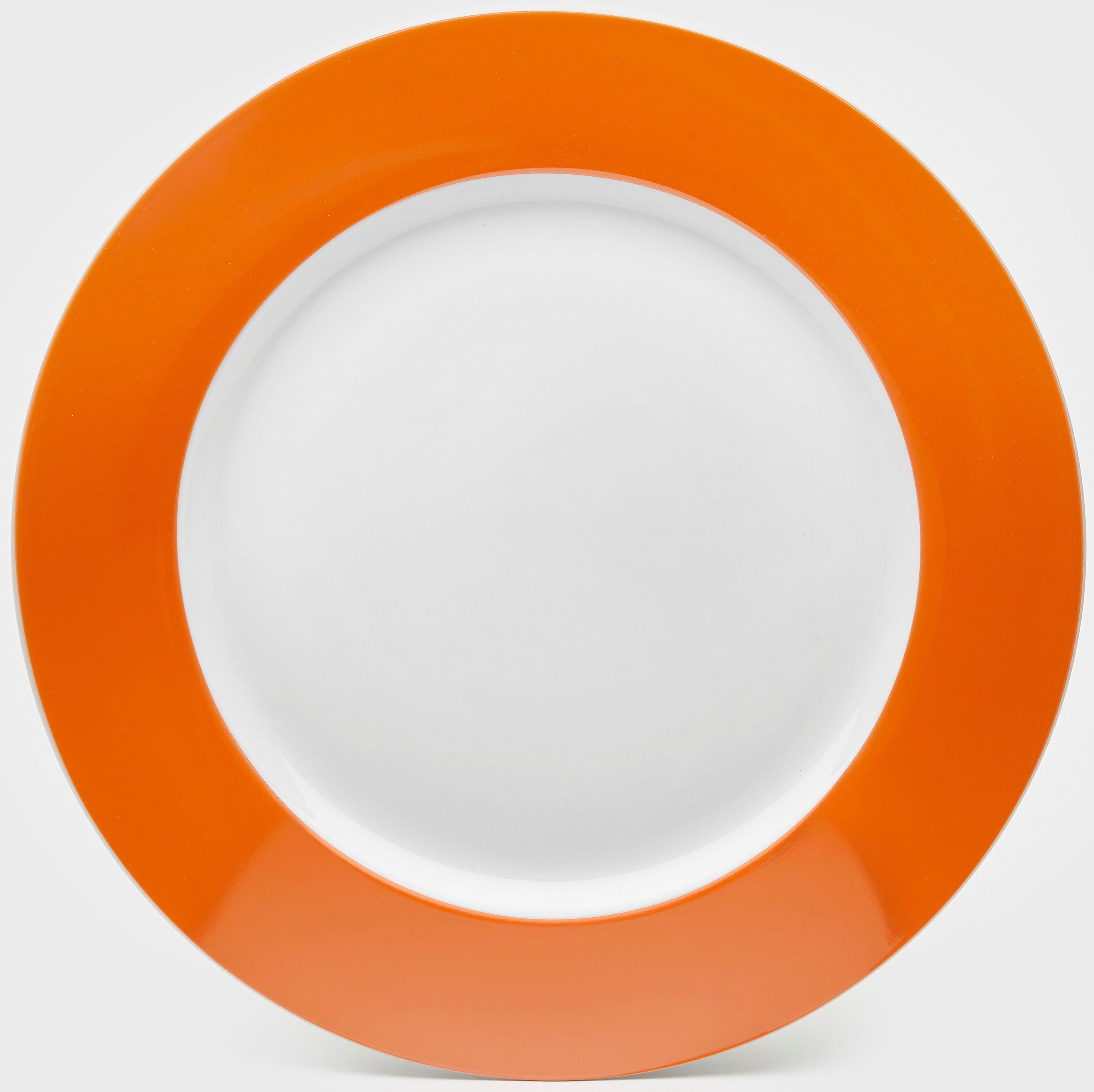 van Well Plat bord Vario Porselein, vaatwasmachine- en magnetronbestendig, Ø 26,5 cm (set, 6-delig)
