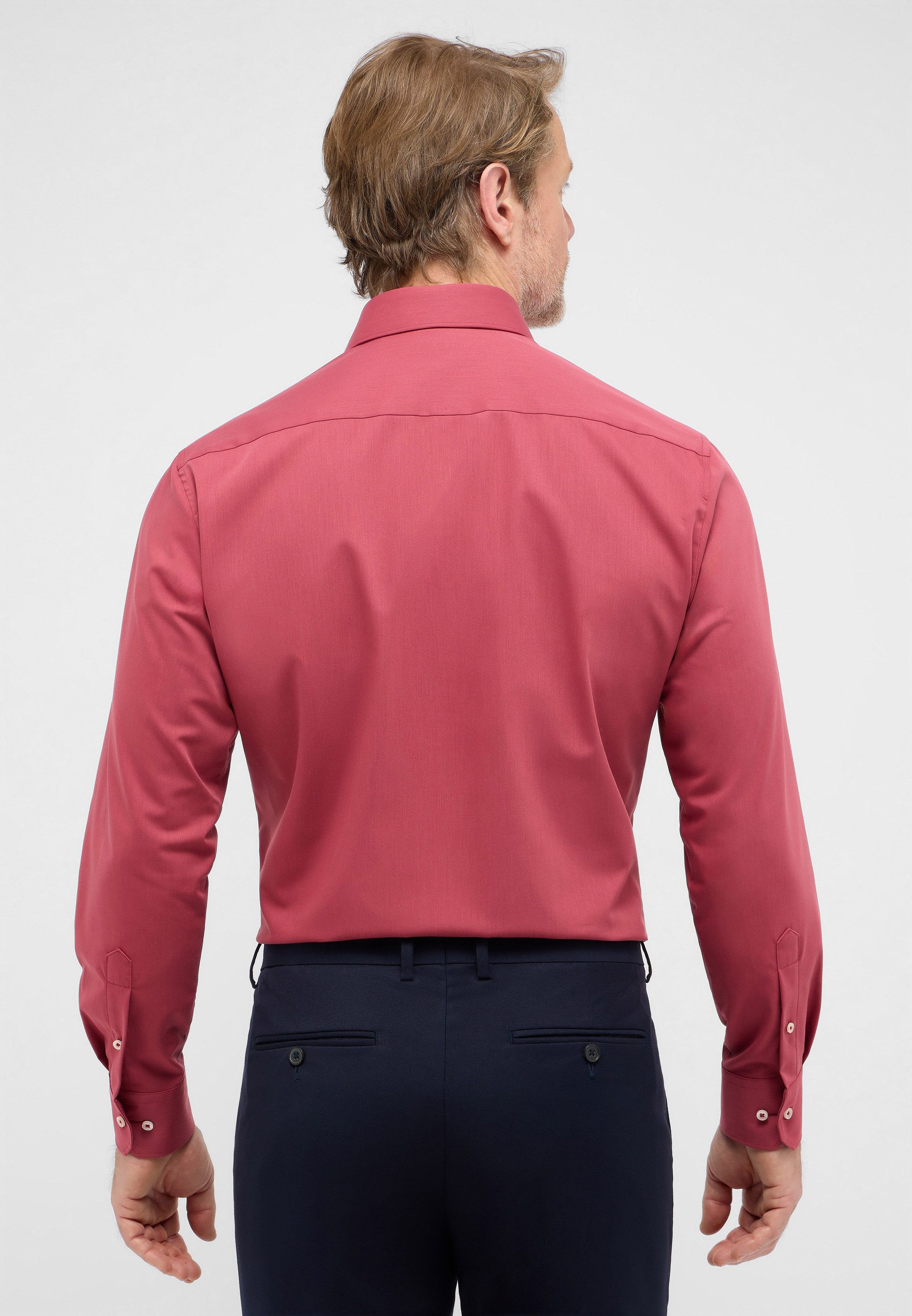 Eterna Overhemd met lange mouwen MODERN FIT NON IRON (strijkvrij)