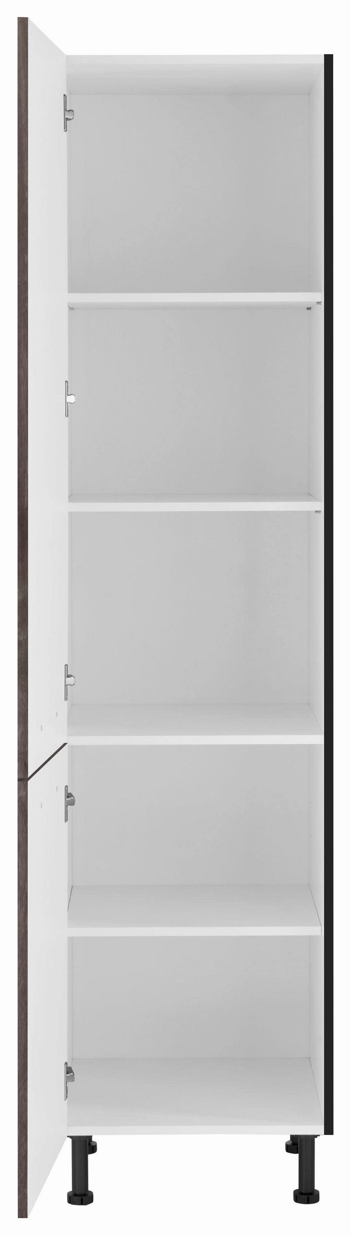 wiho Küchen Smalle kast Nisos 60 cm breed, in hoogte verstelbare poten