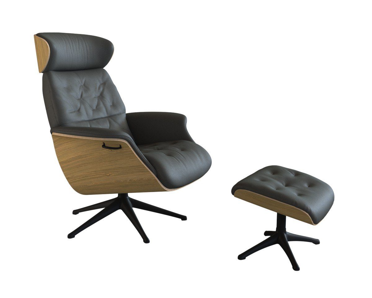 FLEXLUX Relaxfauteuil Volden, functionele stoel, gestoffeerde stoel, armleuningen, TV-fauteuil