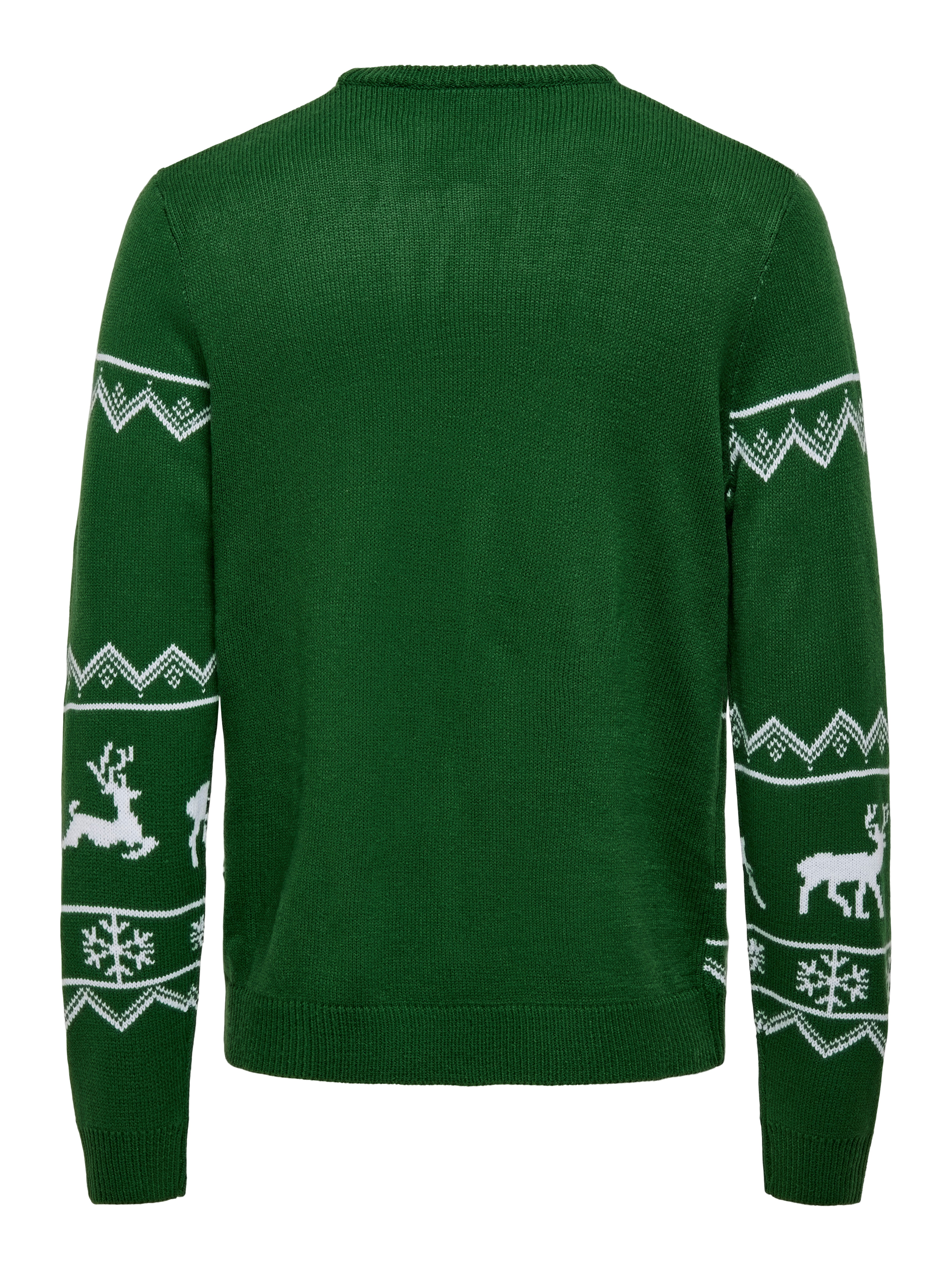ONLY & SONS Gebreide trui ONSXMAS REG 5 ALLOVER CREW KNIT