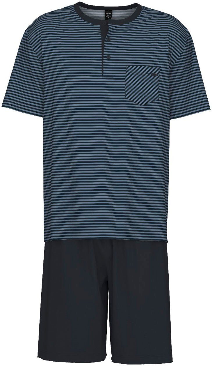 CALIDA Shortama Relax Streamline met knoopsluiting (2-delig)