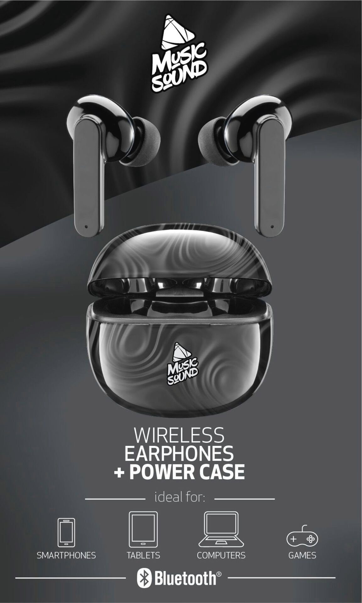 Cellularline Wireless in-ear-hoofdtelefoon Draadloze in-ear oordopjes TWS MS Fantasy