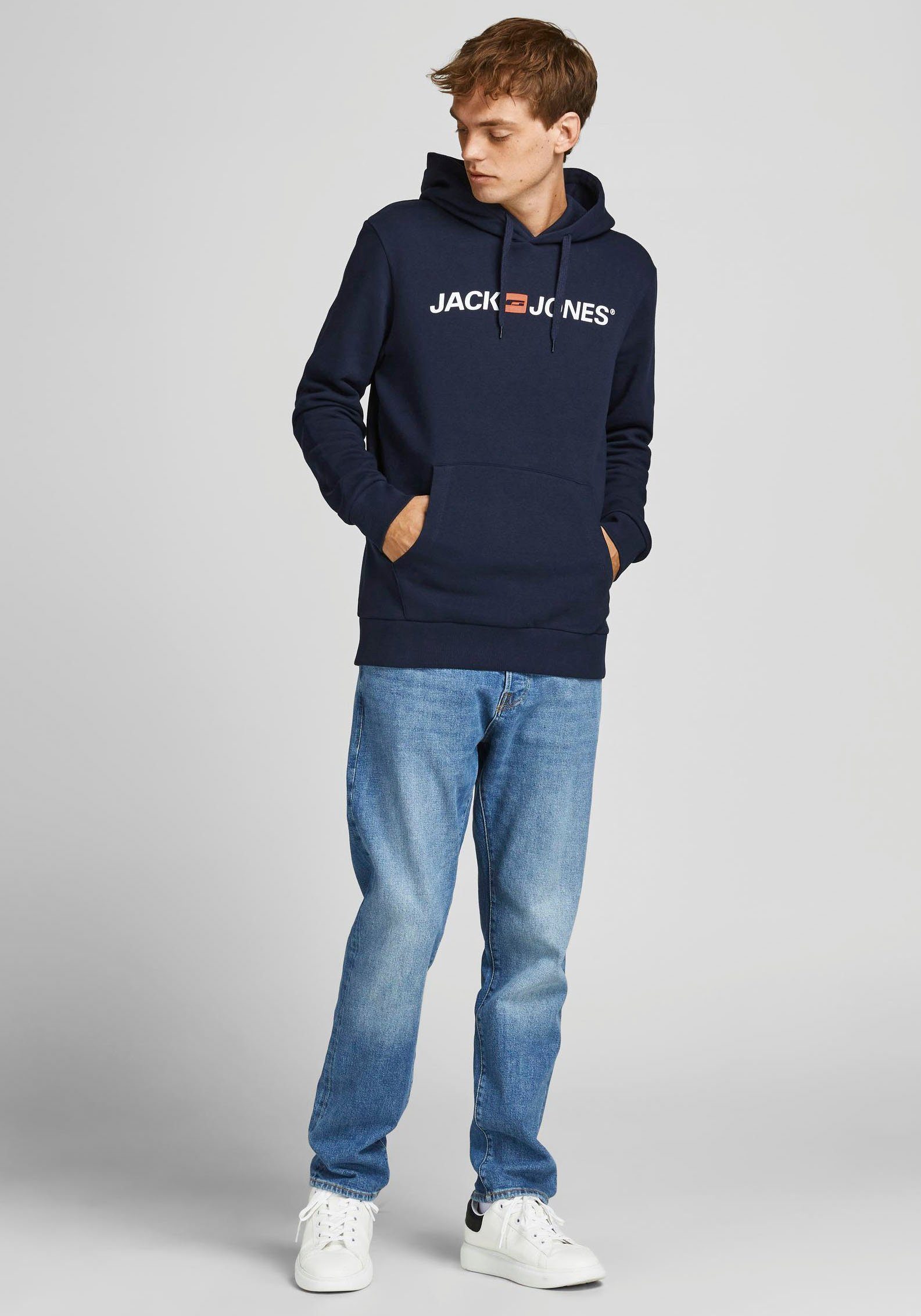 Jack & Jones Hoodie CORP OLD LOGO SWEAT HOOD (2-delig, Set van 2)