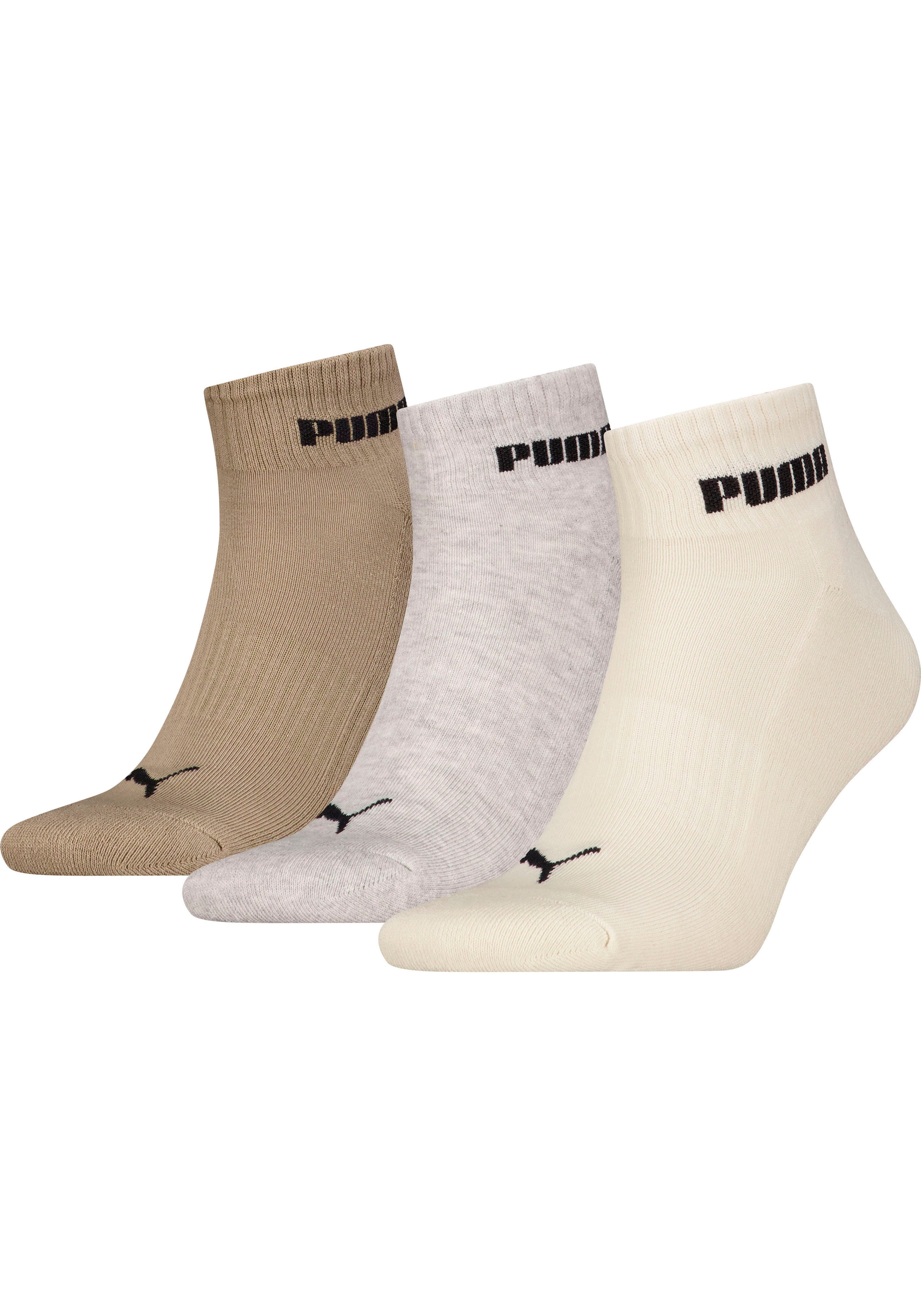 PUMA Korte sokken NEW GENERATION CUSHIONED QUARTER 3P (3 paar)