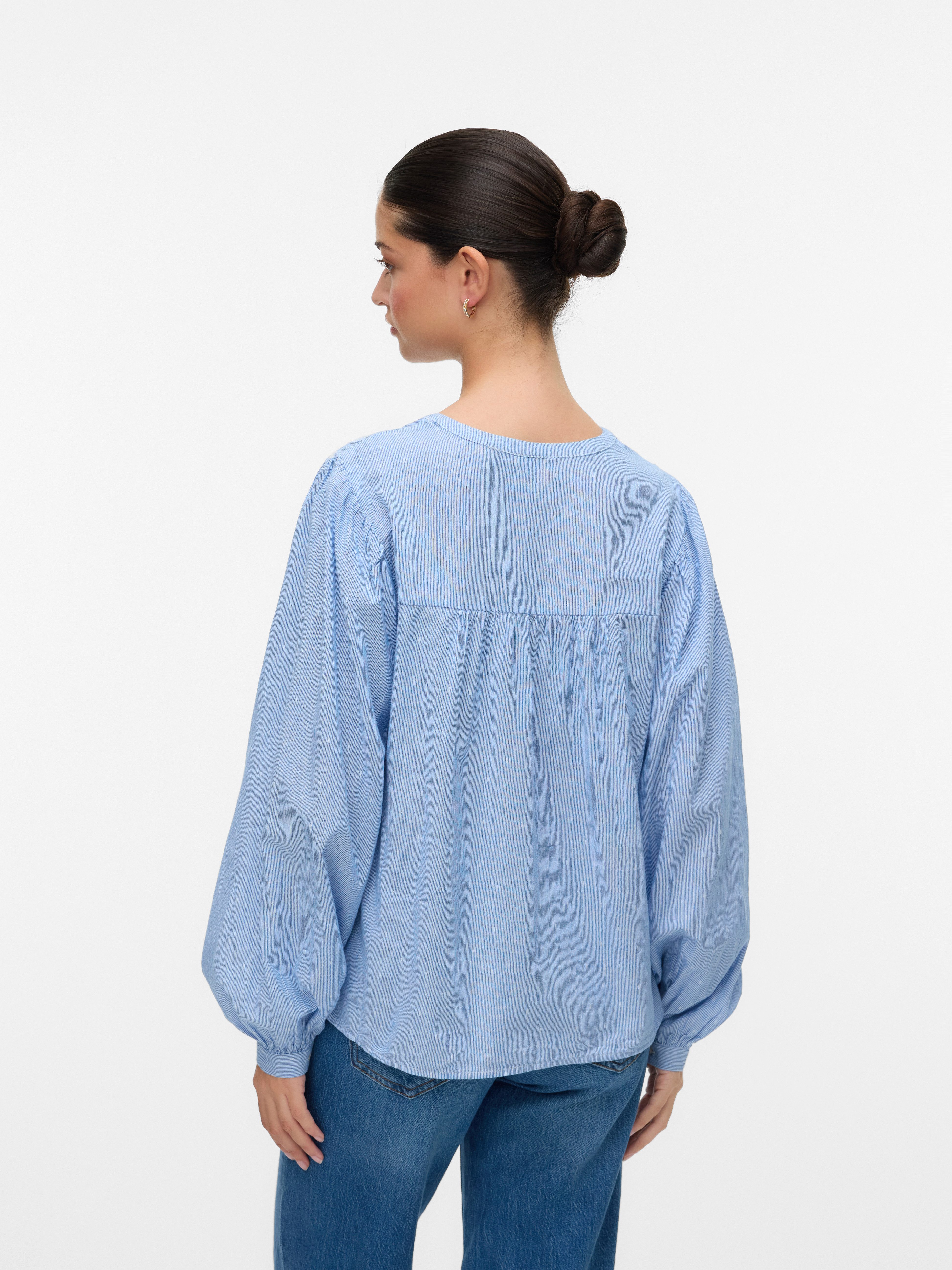 Vero Moda Shirt VMNIKA LS TOP WVN GA NOOS
