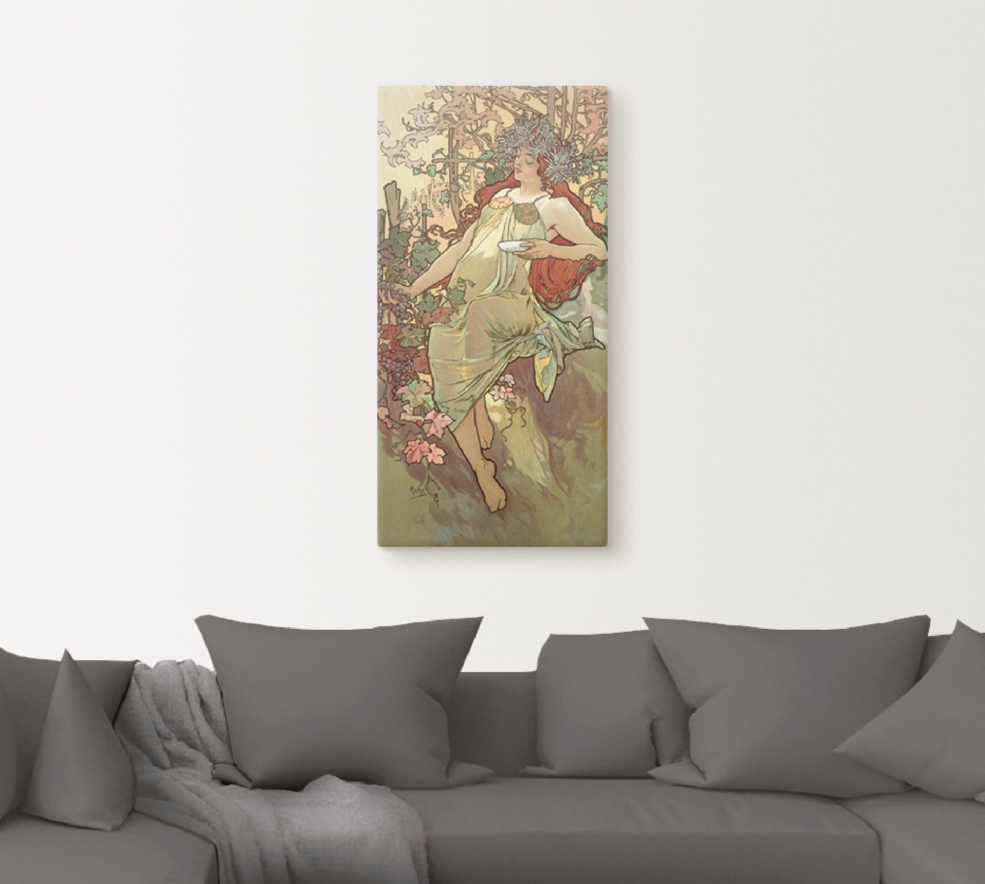 Artland Artprint op linnen Automne (herfst), 1896 gespannen op een spieraam