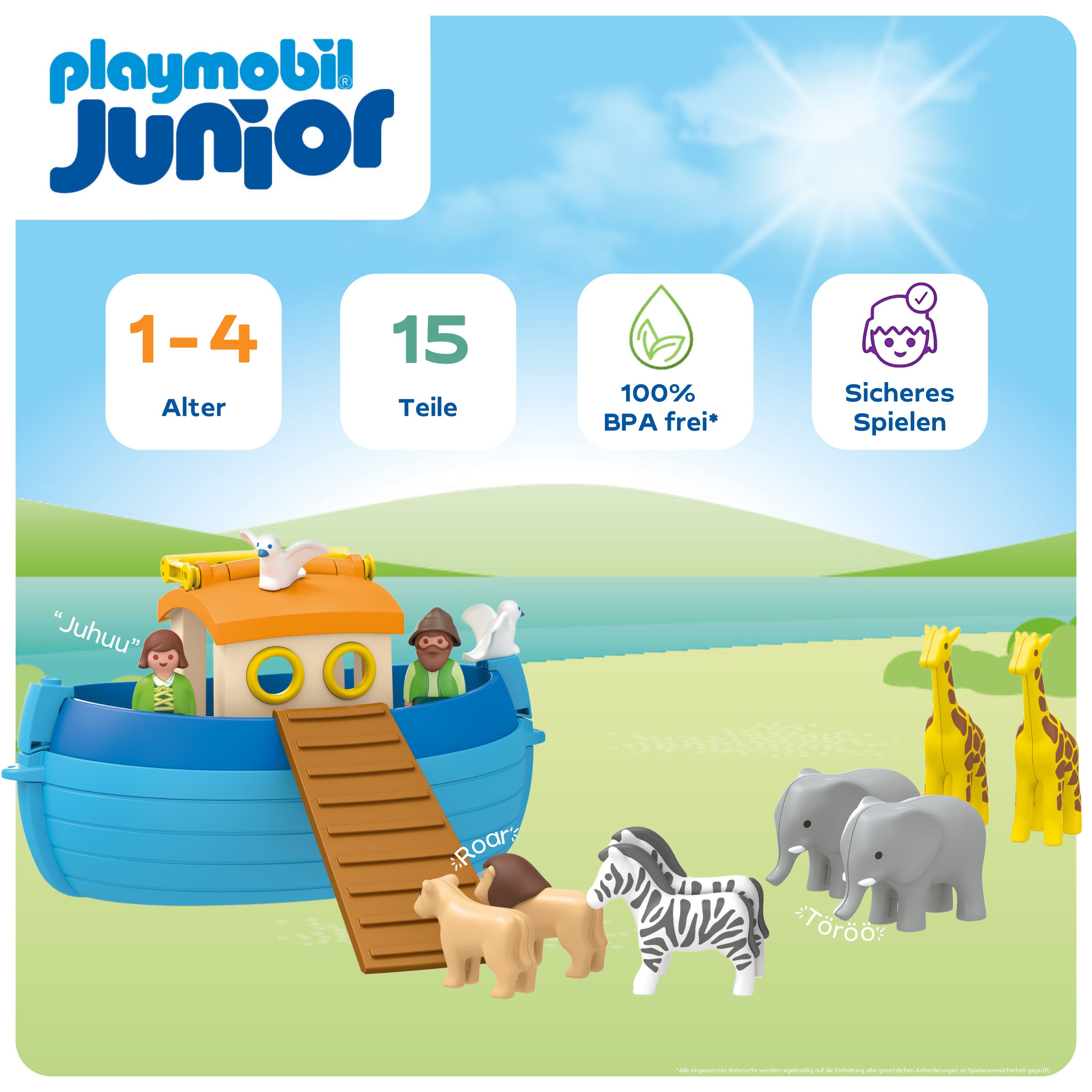 Playmobil® Constructie-speelset Mijn Meeneem-Arche Noah (71681), JUNIOR (15-delig)