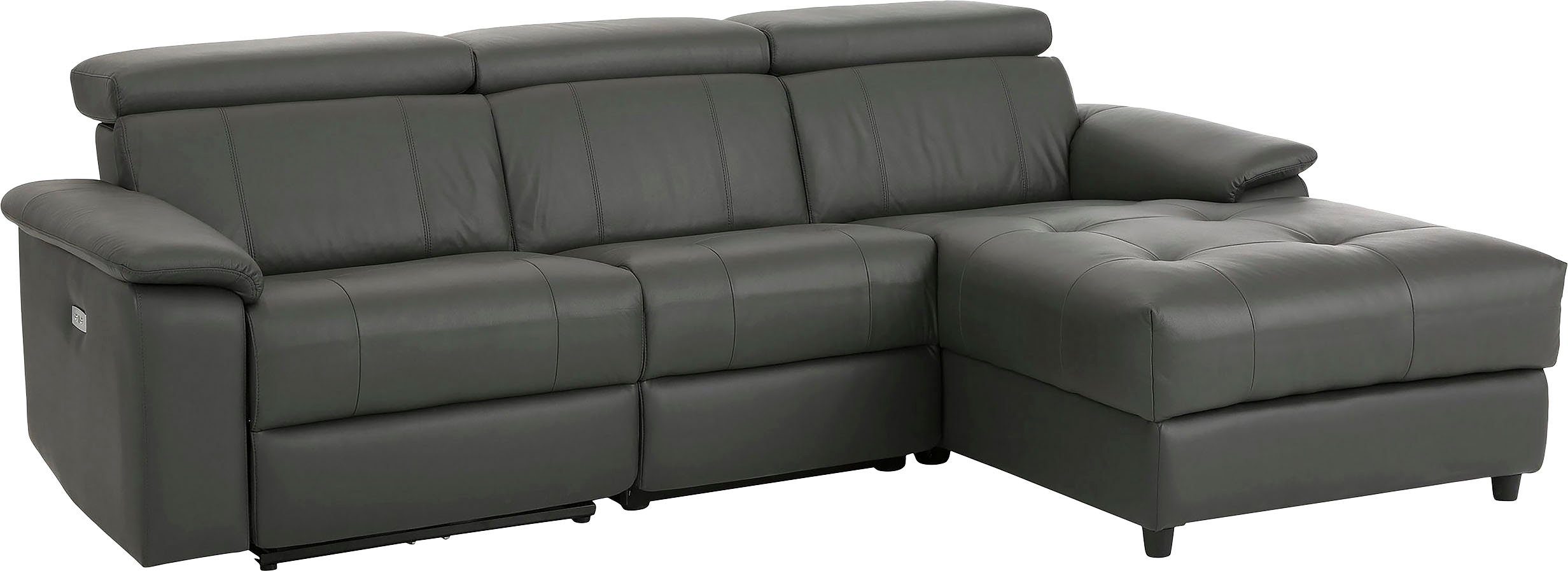 Home affaire Hoekbank Binado, L-vorm, met handmatige of elektrische relaxfunctie met usb-aansluiting