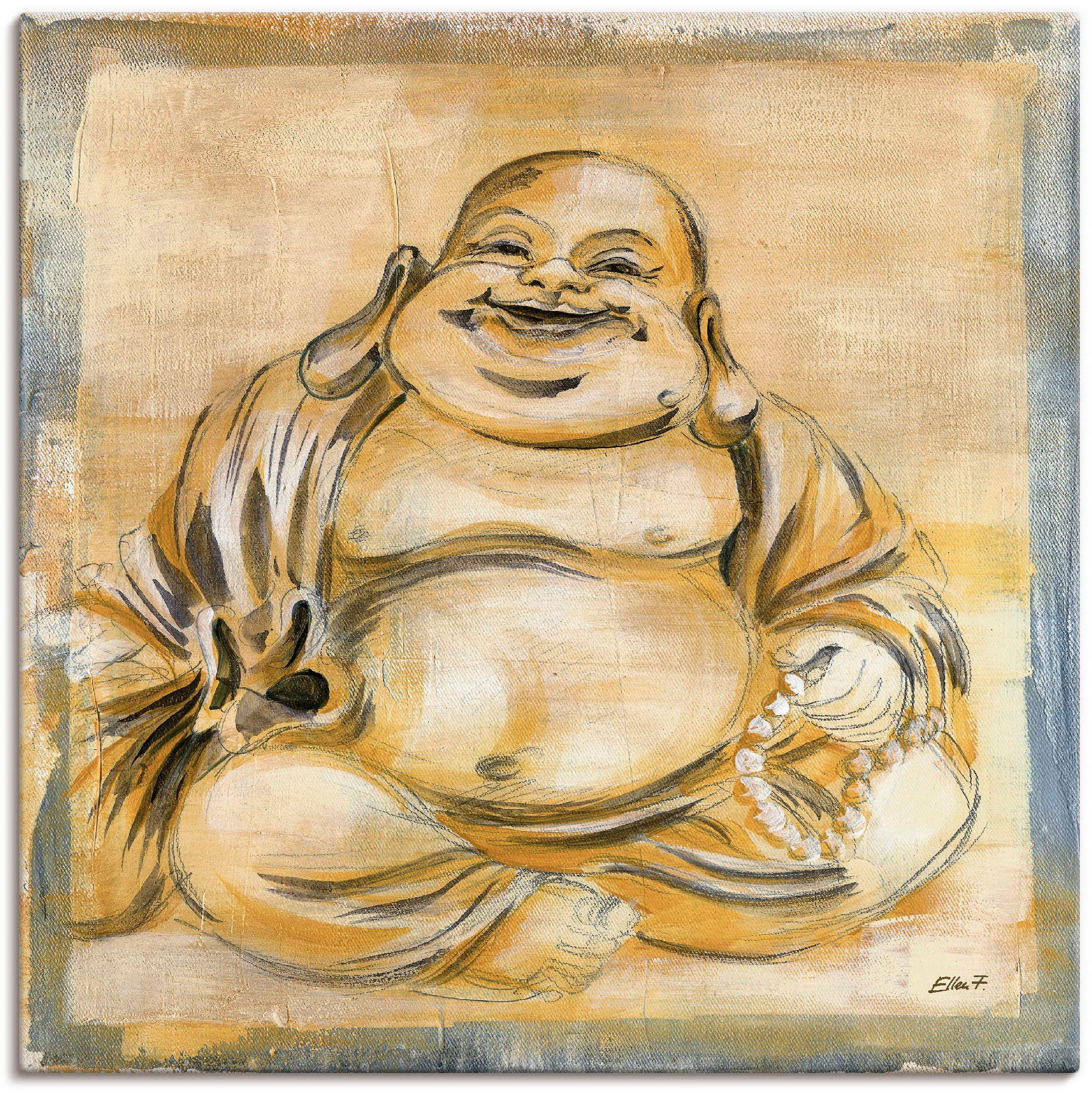 Artland artprint Fröhlicher Buddha I