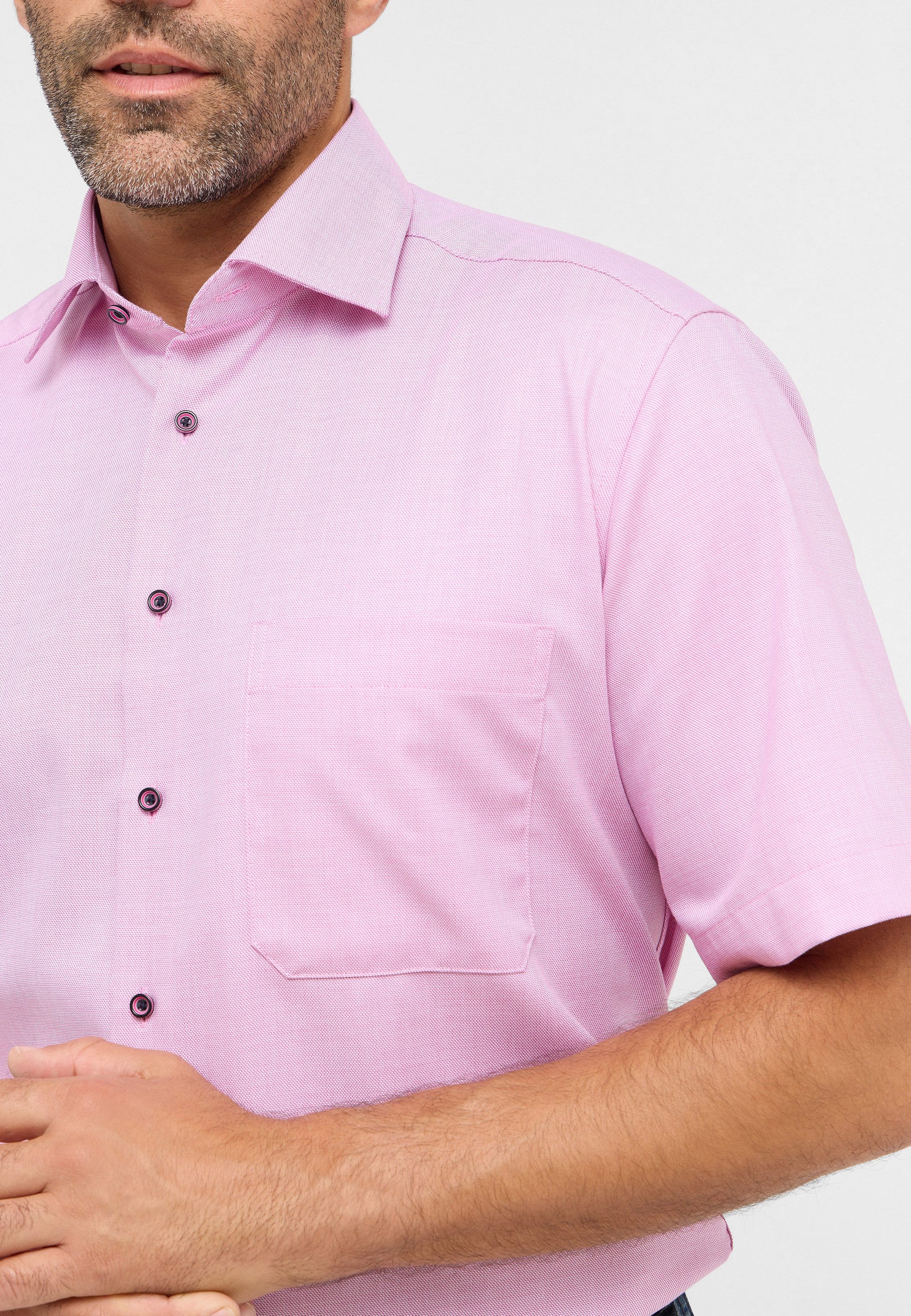 Eterna Overhemd met korte mouwen Comfort fit