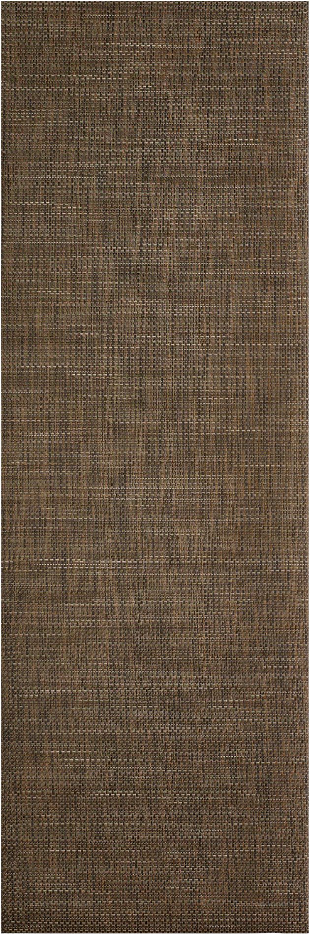 Andiamo Keukenloper Soft Vinyl keukenloper, gemêleerd, vlechtlook, antislip (1 stuk) laagpolige vloerkleden maat 50x150 cm grijs