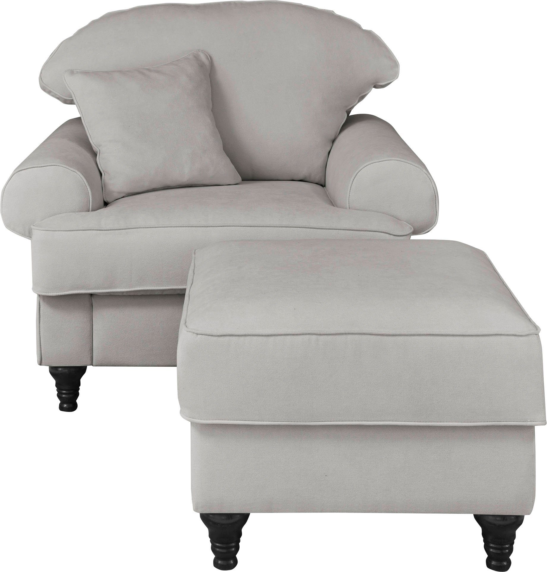 Home affaire Fauteuil Westminster met binnenveringsinterieur (set, 2 stuks)