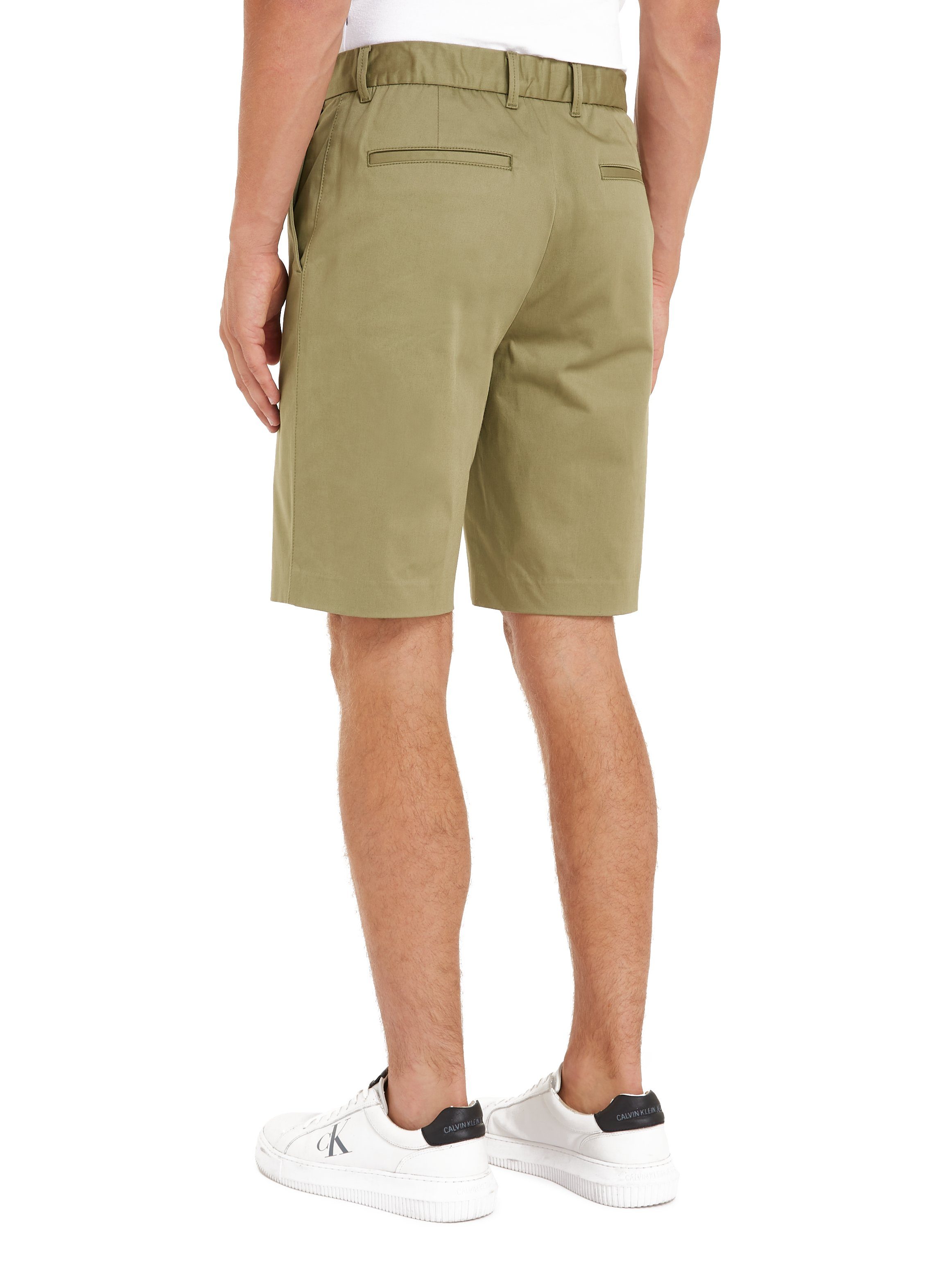 Calvin Klein Chino-short SATEEN STRETCH REGULAR STRAIGHT