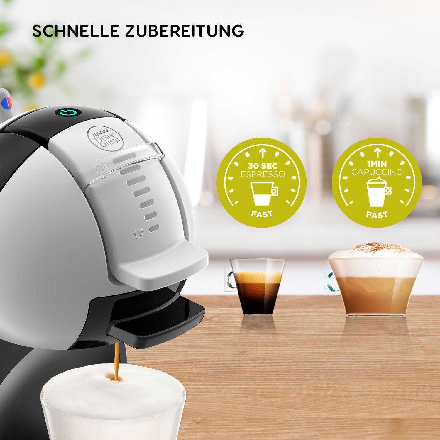 Nescafé Dolce Gusto Koffiecapsulemachine KP123B Mini Me, Nescafé Dolce Gusto Latte Macchiato