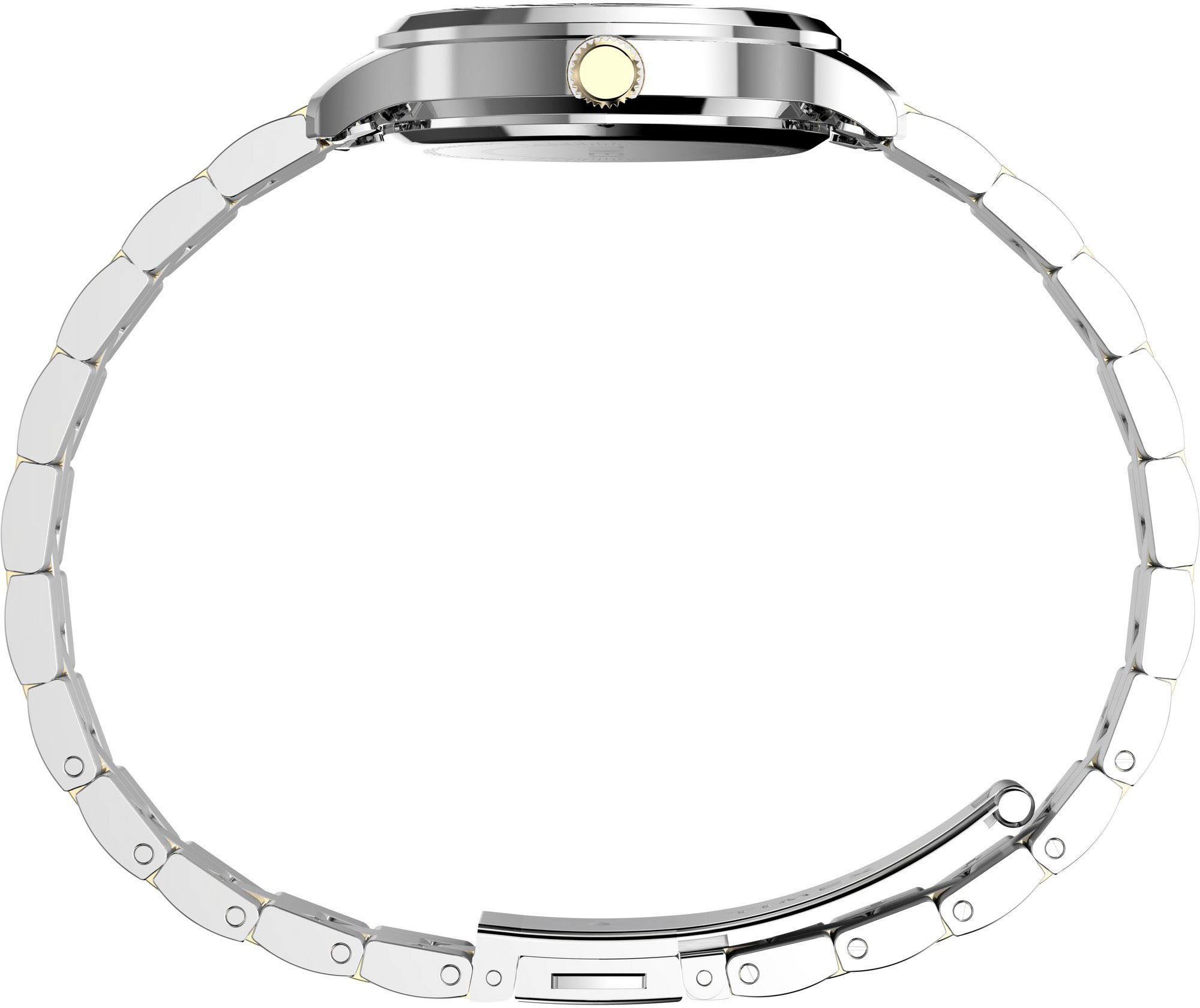 Timex Kwartshorloge PEYTON Polshorloge, dameshorloge, roestvrijstalen band, analoog