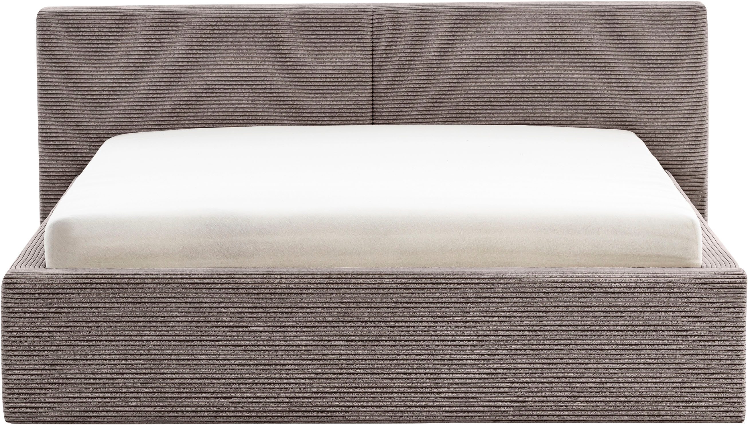 meise.möbel Gestoffeerd bed Cube optioneel met matras en bedlade
