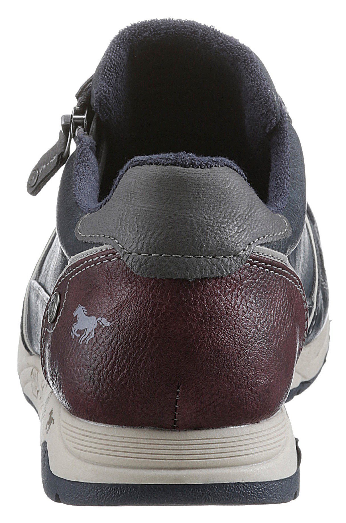 Mustang Shoes Sneakers met rits, vrijetijdsschoen, lage schoen, veterschoen