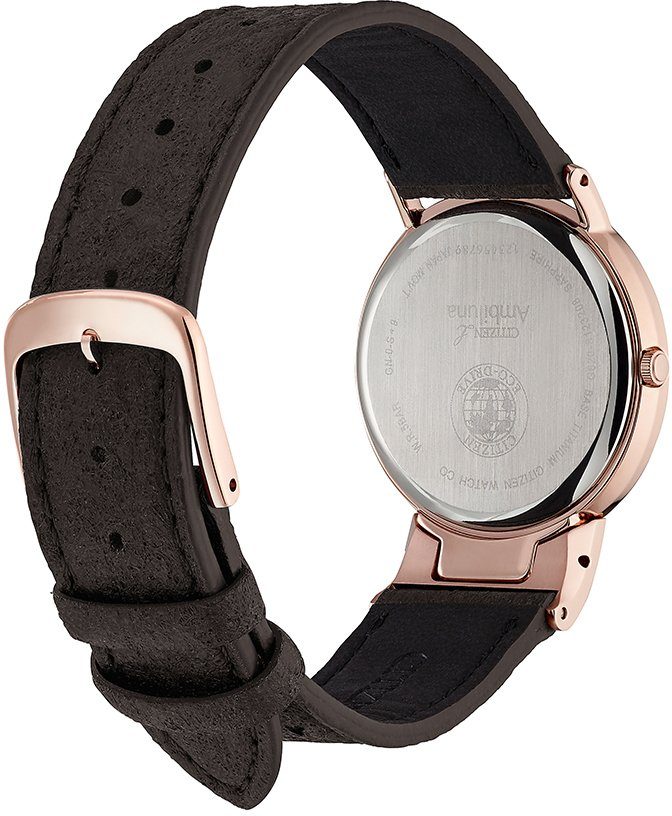 Citizen Solarhorloge EG7072-19X Polshorloge, dameshorloge, saffierglas, diamant