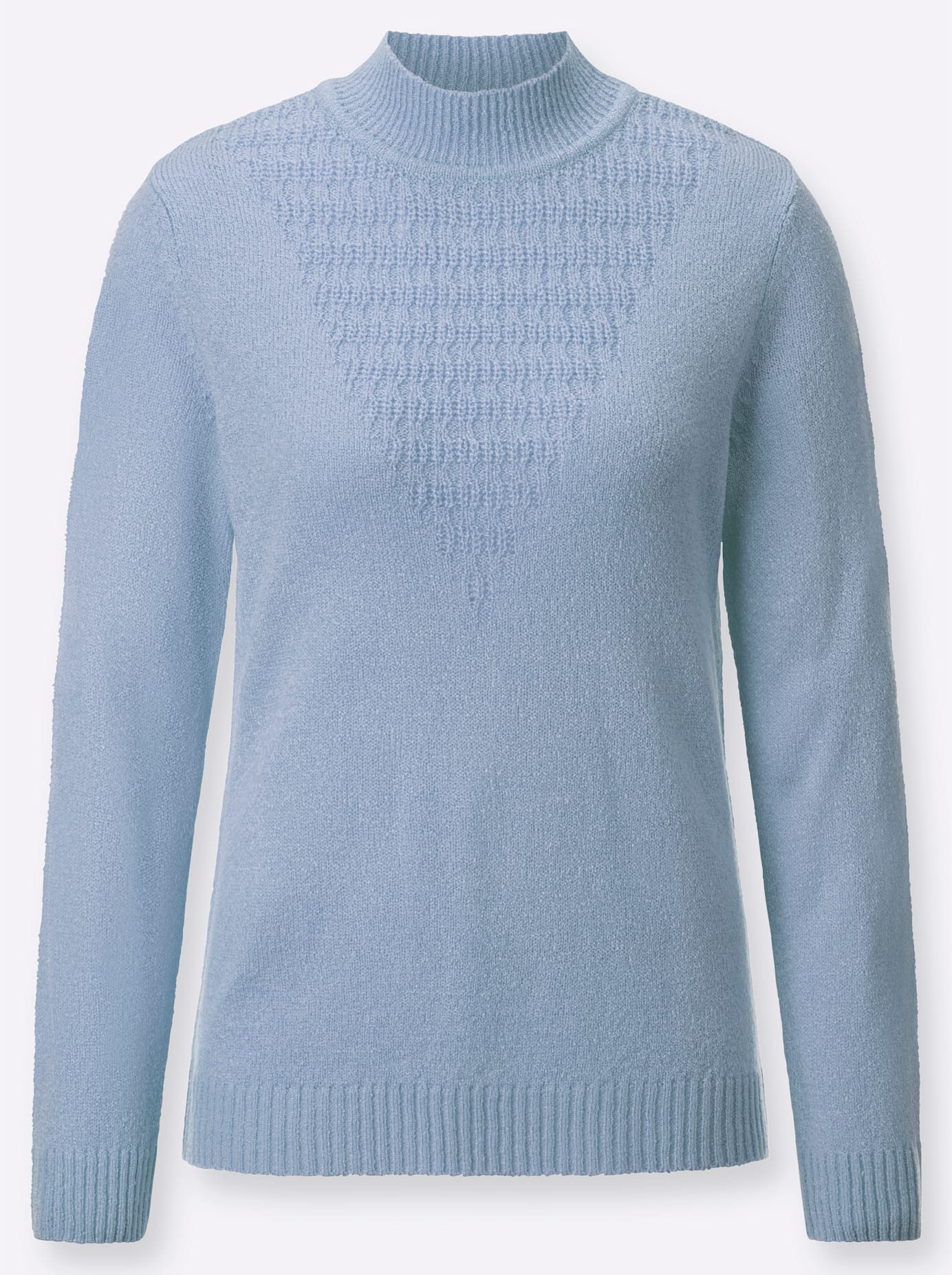 Classic Basics Trui met staande kraag Trui