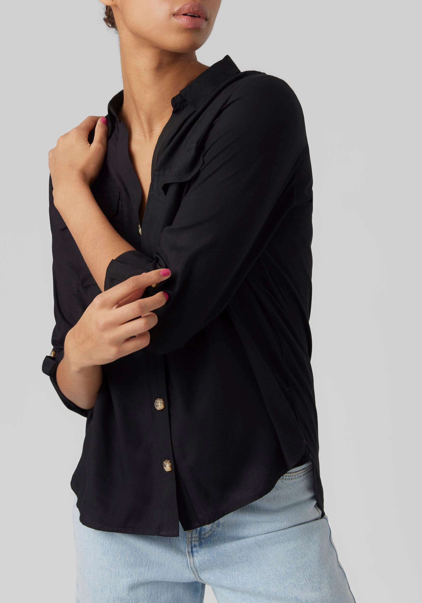 Vero Moda Overhemdblouse VMBUMPY L/S SHIRT NEW WVN GA NOOS