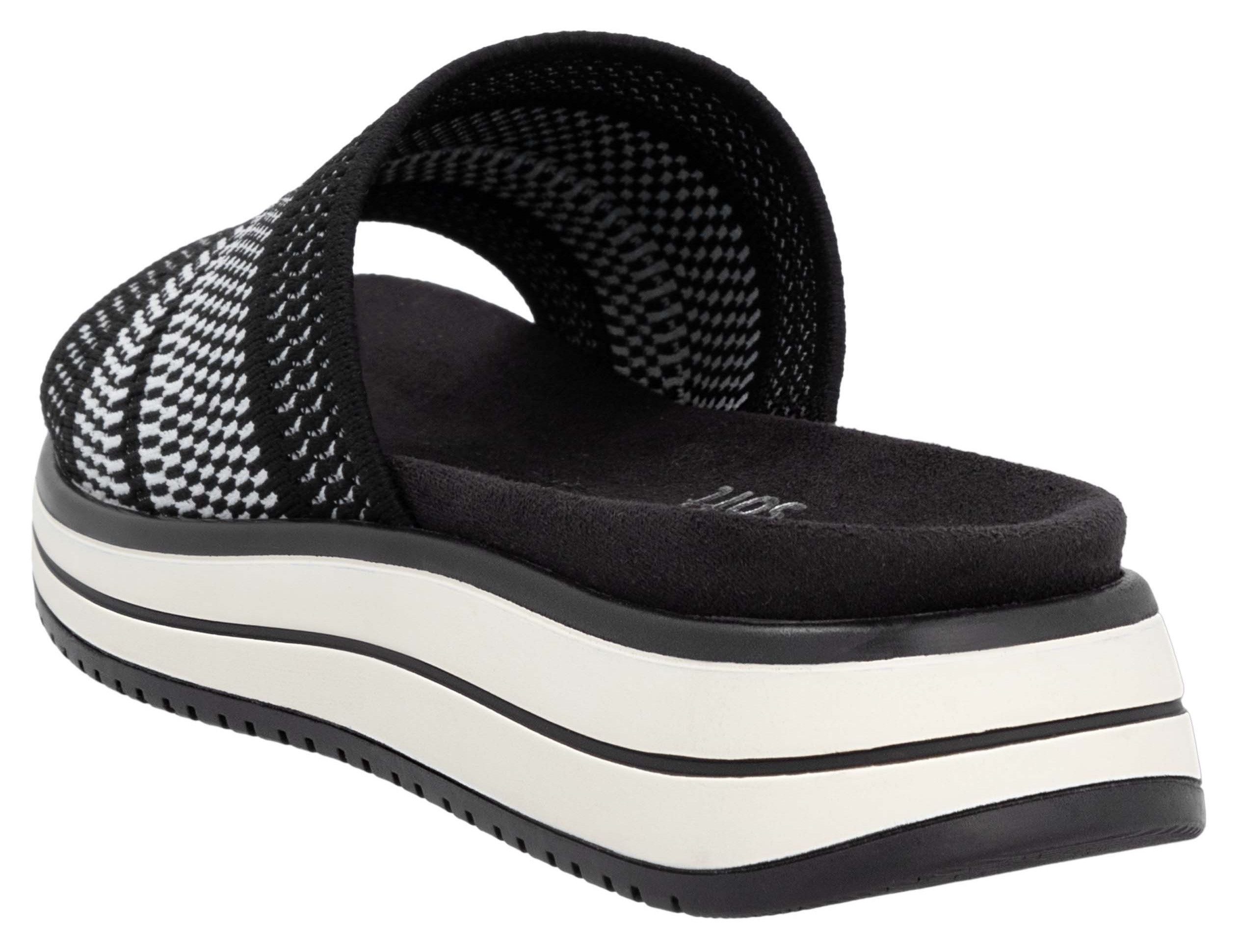 Remonte Slippers , sleehak, zomerschoen, slippers met praktische elastische rand