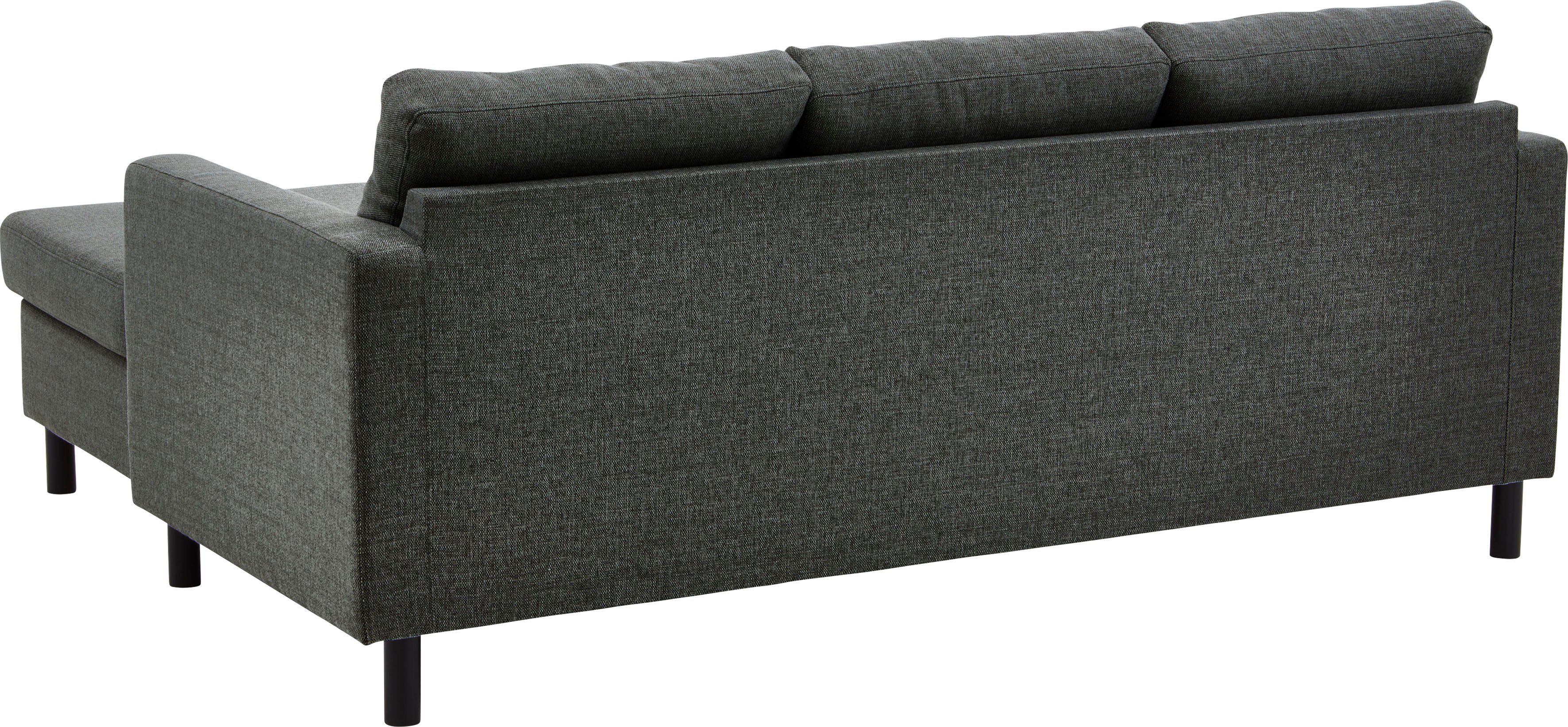ATLANTIC home collection Hoekbank Tea L-vorm Hoekbank, vrij plaatsbaar en récamier aan beide kanten te monteren