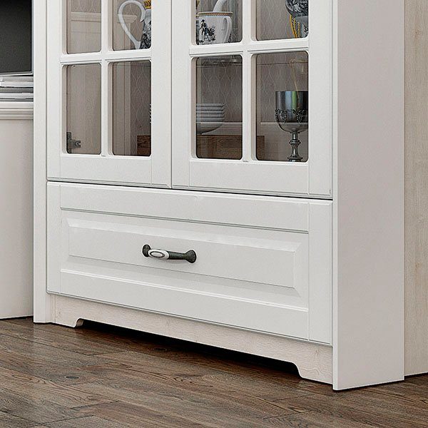 Home affaire Vitrinekast Evergreen Uv gelakt, deur met veiligheidsglas en soft-closefunctie