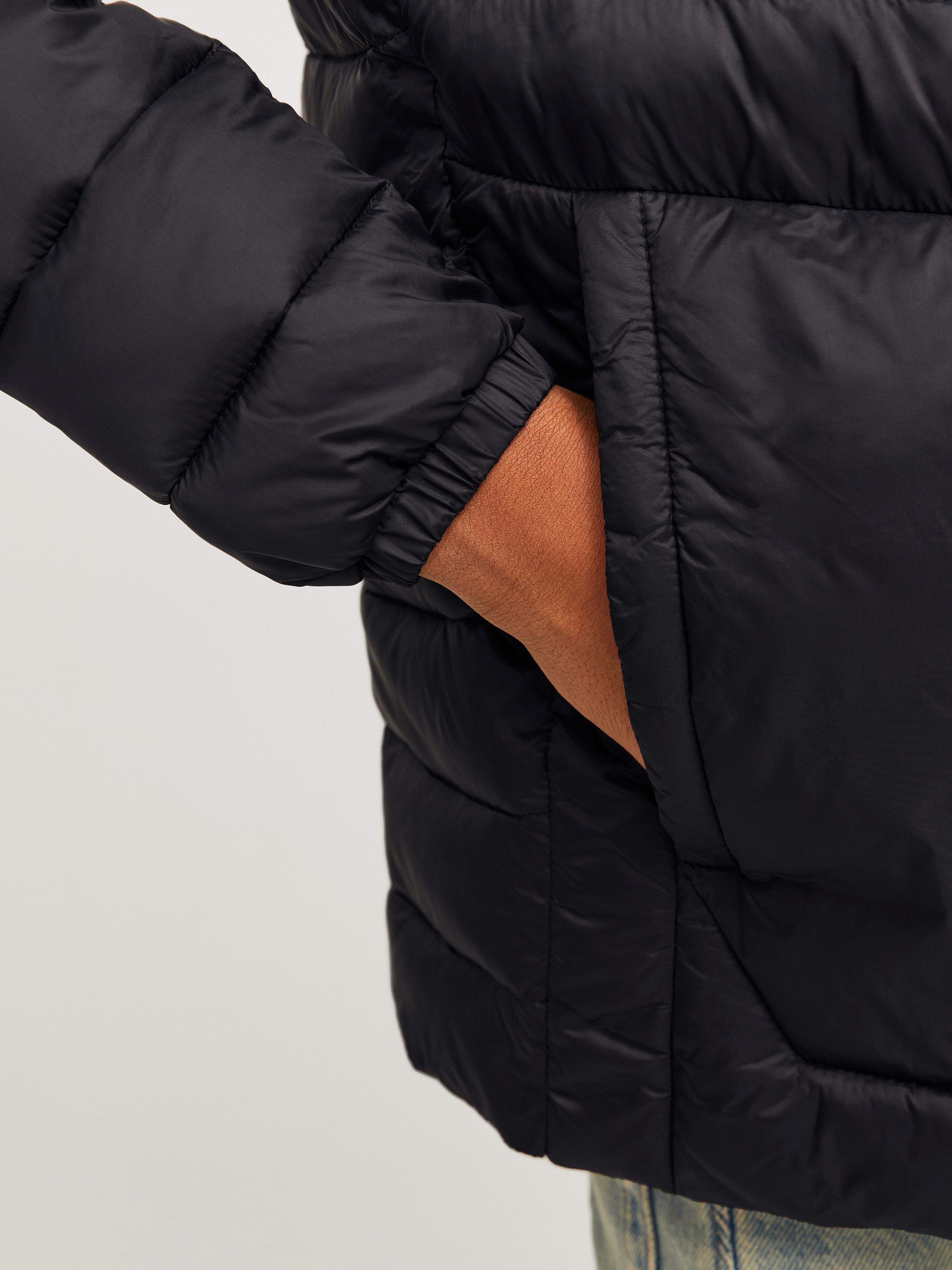 Jack & Jones Junior Gewatteerde jas JJESPRINT PUFFER HOOD NOOS JNR