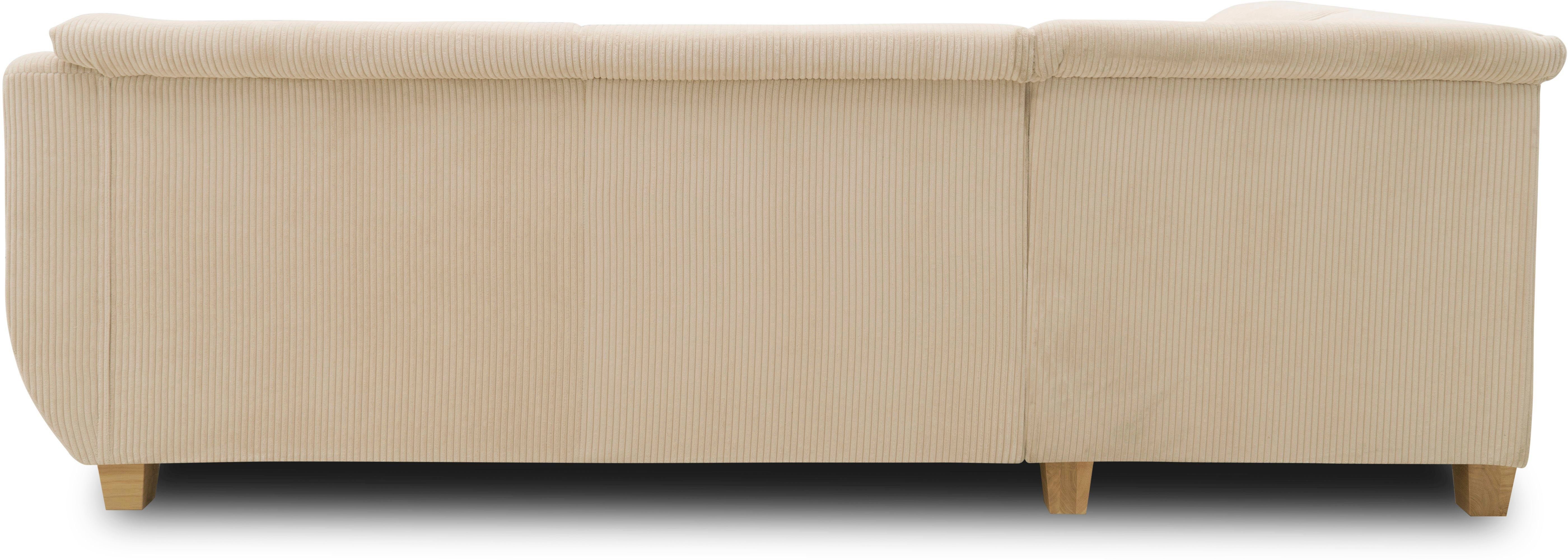 Home affaire Hoekbank Yesterday tijdloos en elegant, comfortabele armleuningen, L-vorm