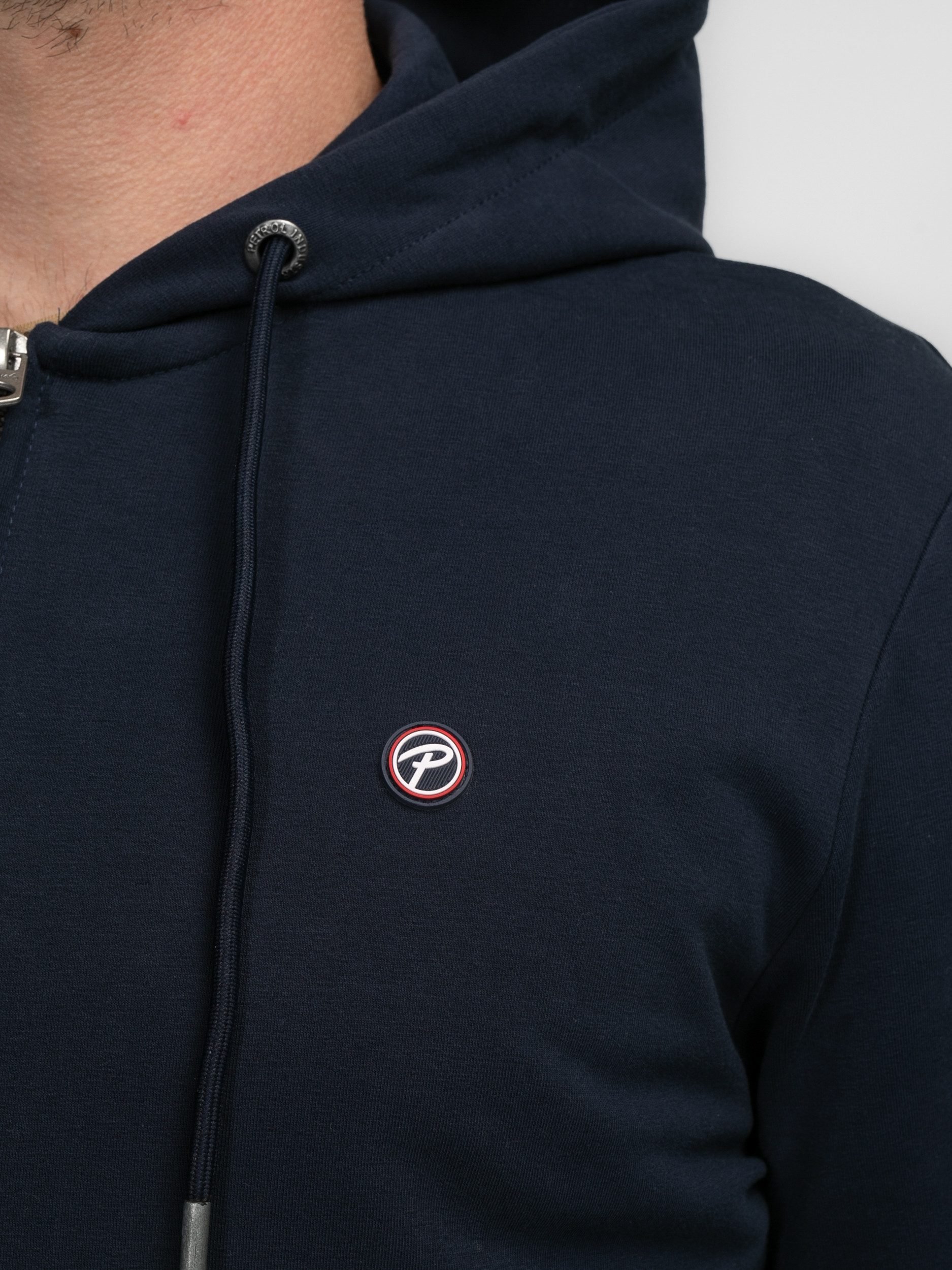 Petrol Industries Sweatvest met verstelbare capuchon