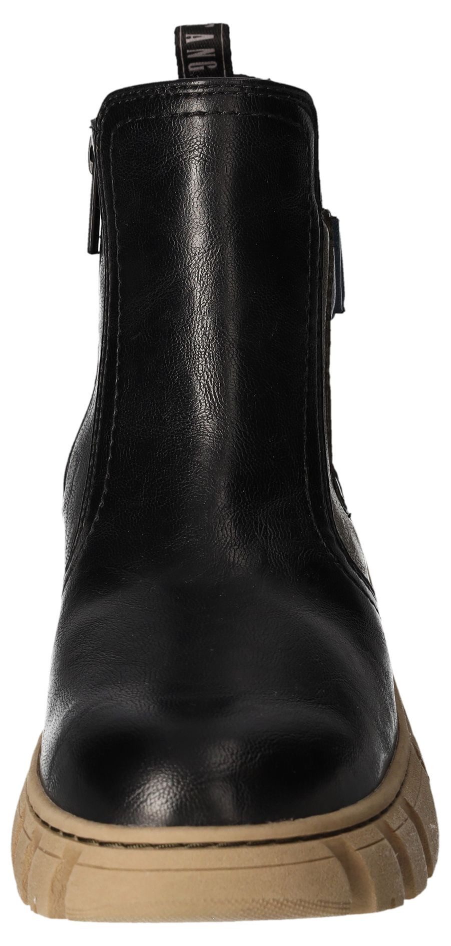 Mustang Shoes Winterlaarzen enkellaars, instaplaarzen, plateausool, met stretchinzet
