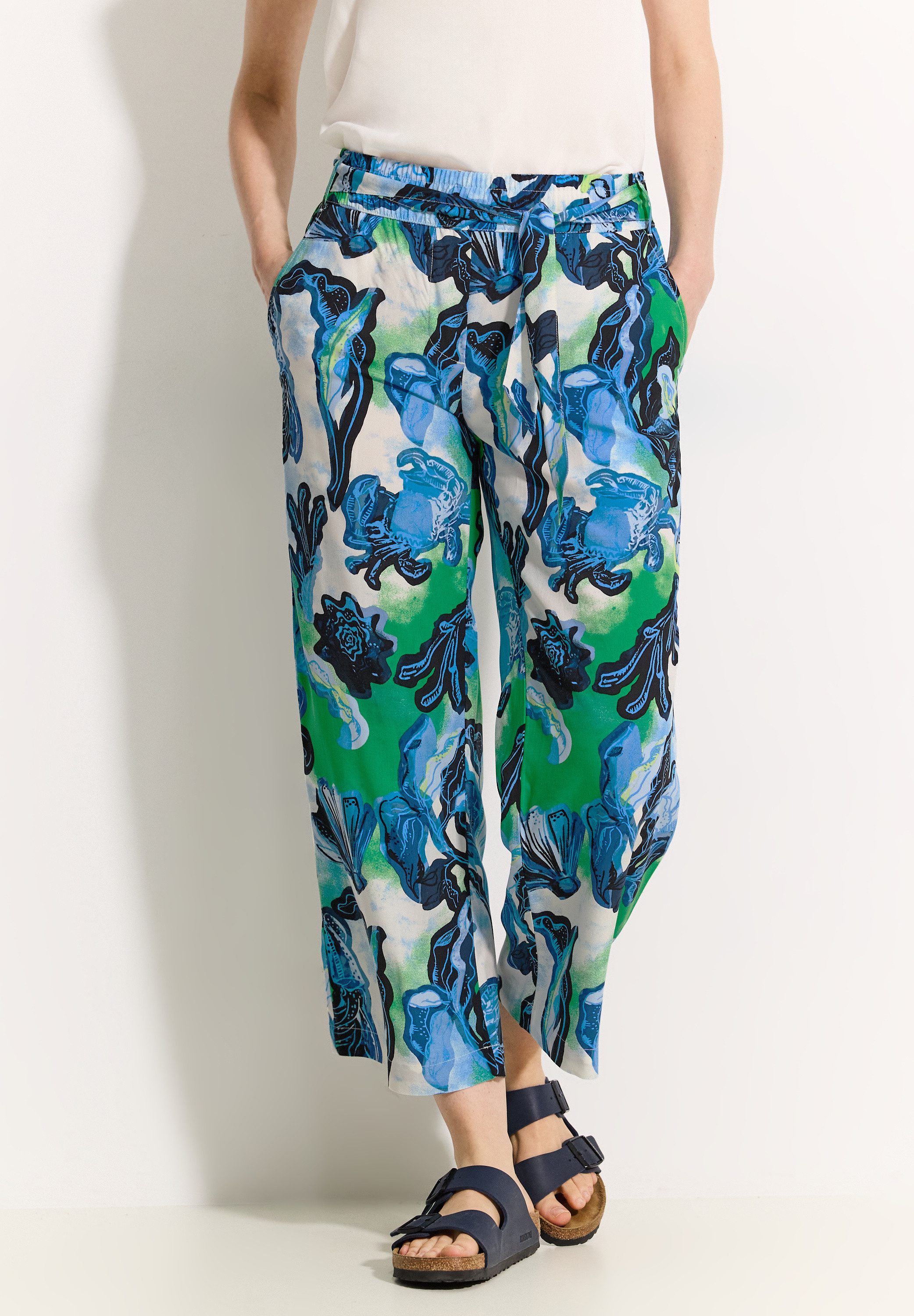 Cecil Culotte Neele met print all-over
