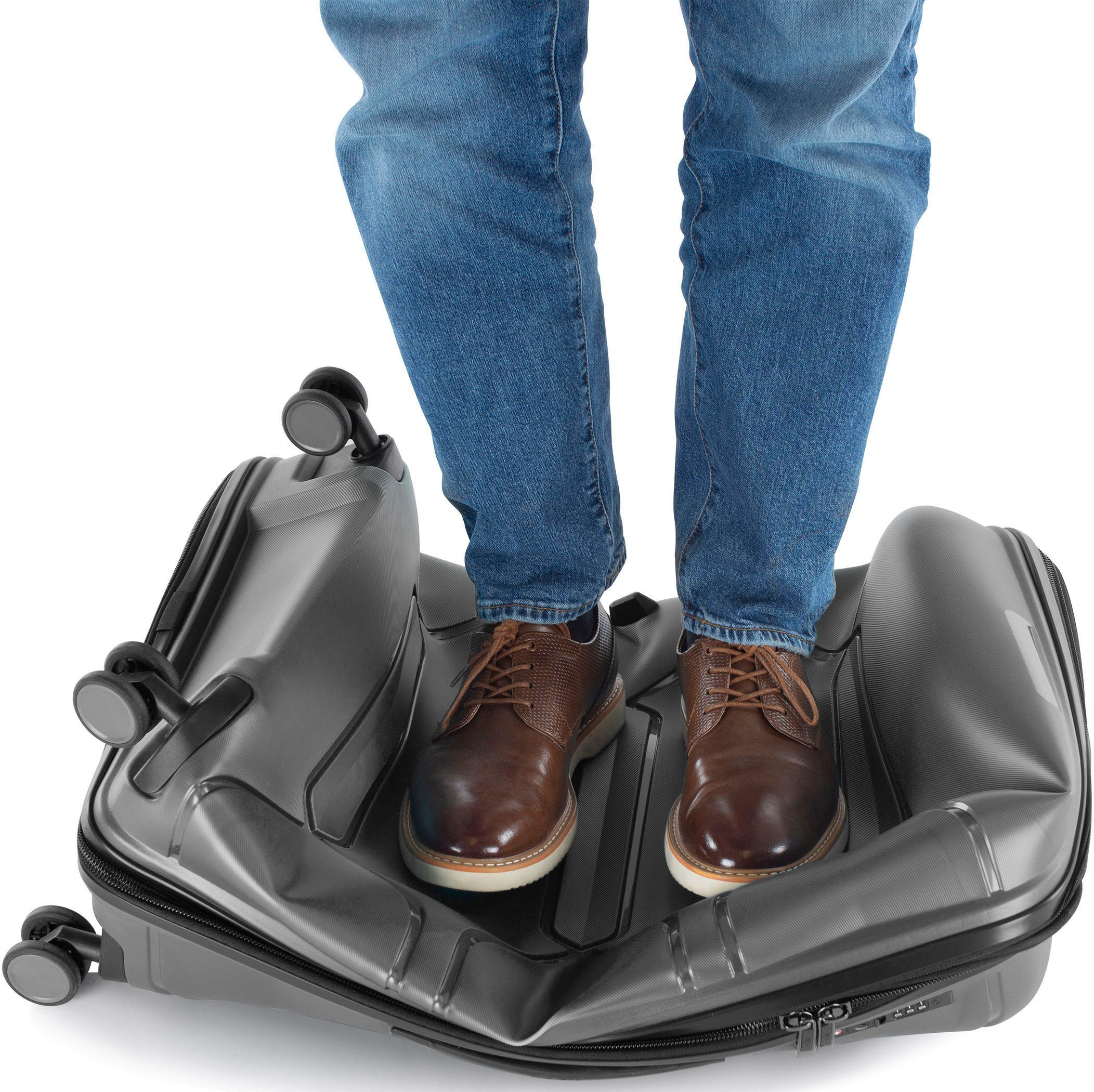 Heys Hardshell-trolley Milos, verschillende maten en kleuren Heys x Joachim Llambi harde koffer volumevergroting
