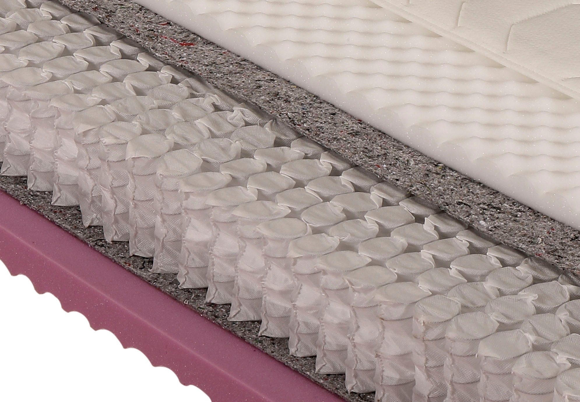 Beco Pocketveringsmatras Active 1000, matras benoemd tot Duitsland Favoriet 2023! Omkeerbare matras, matras in 90x200, 140x200 cm en andere maten hoogte 22 cm