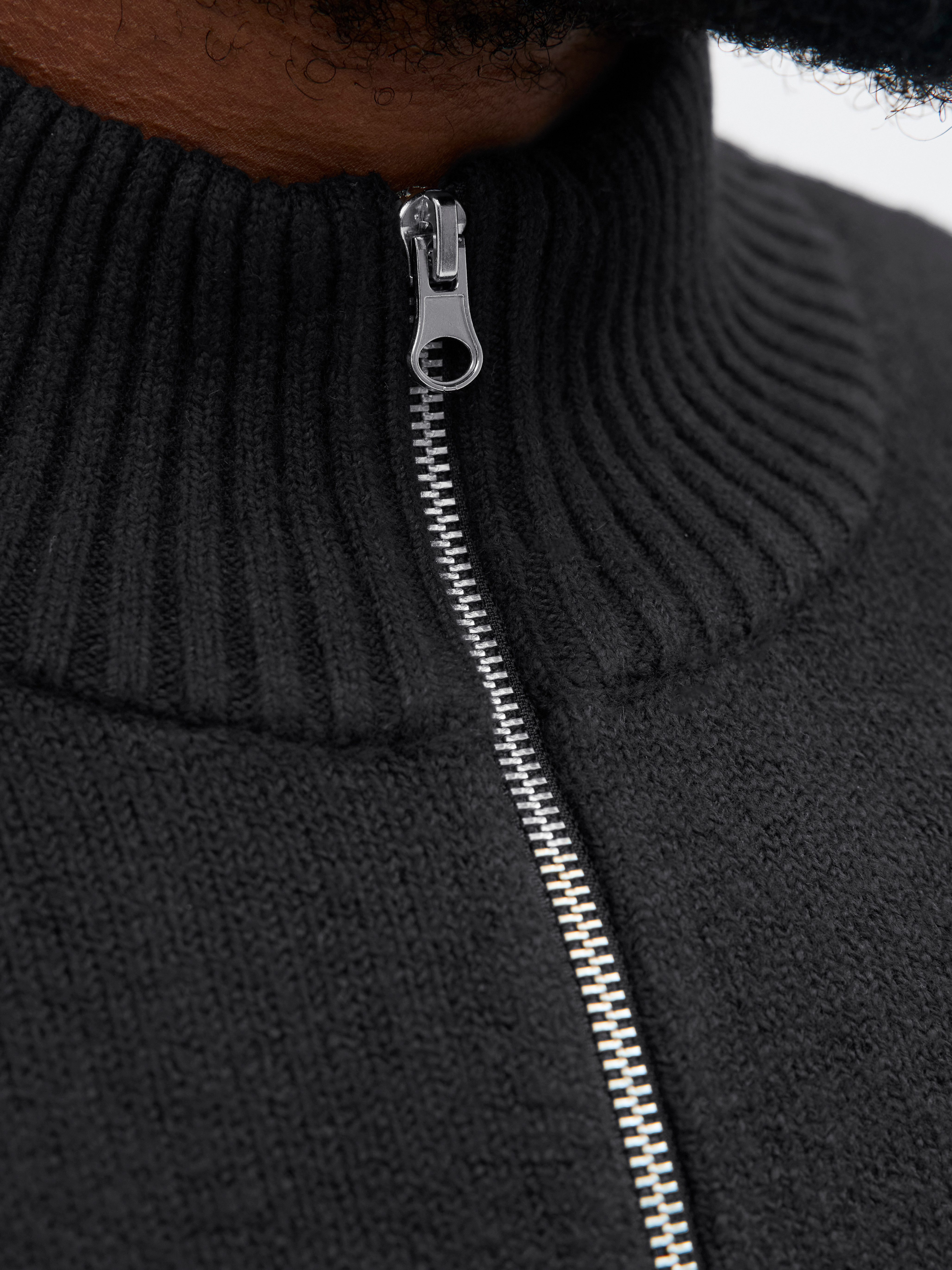 Jack & Jones PlusSize Schipperstrui JORNORREBRO KNIT HALF ZIP PLS