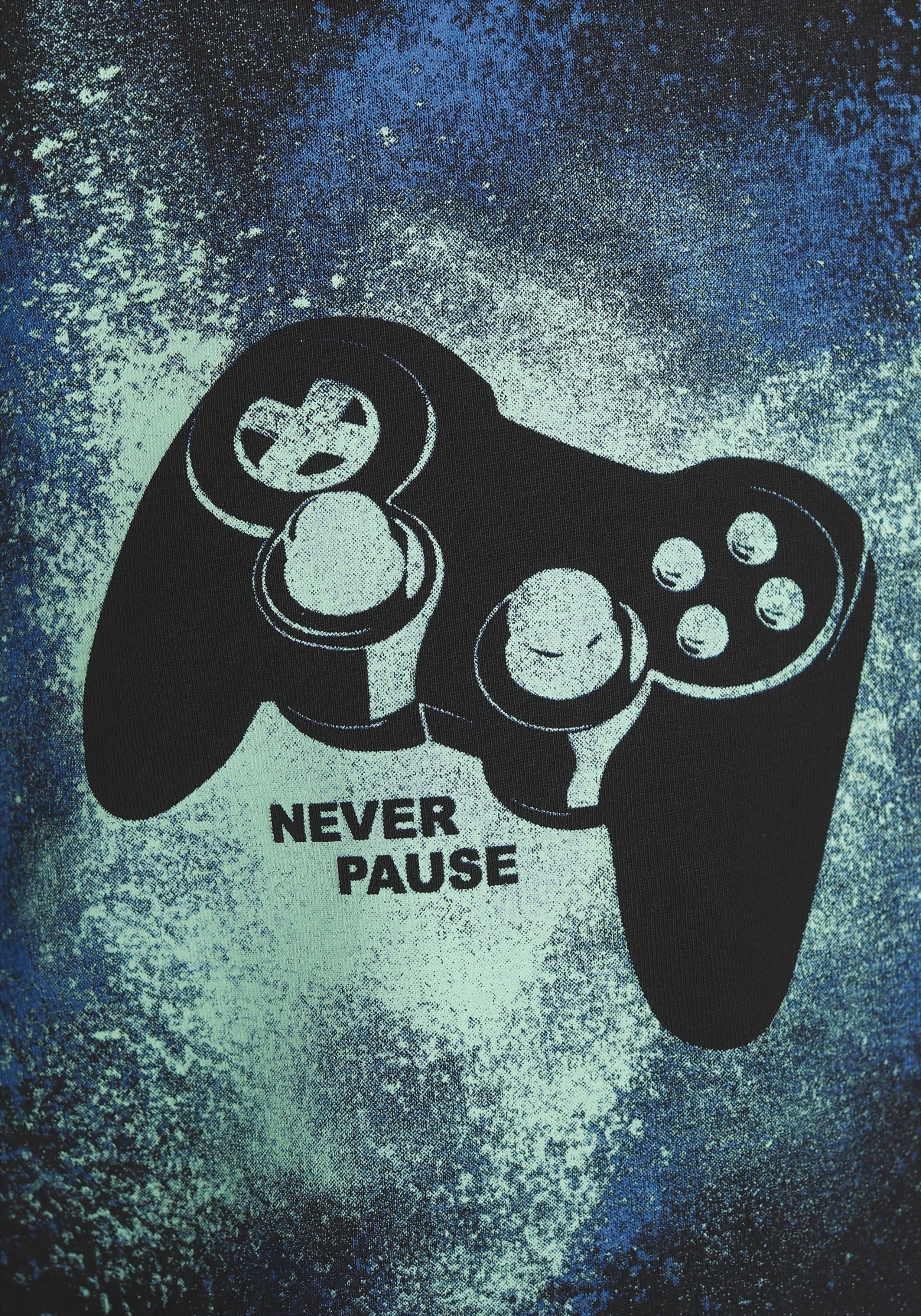 KIDSWORLD Shirt met lange mouwen Gamer Langarm, basic pasvorm, met trendy opdruk