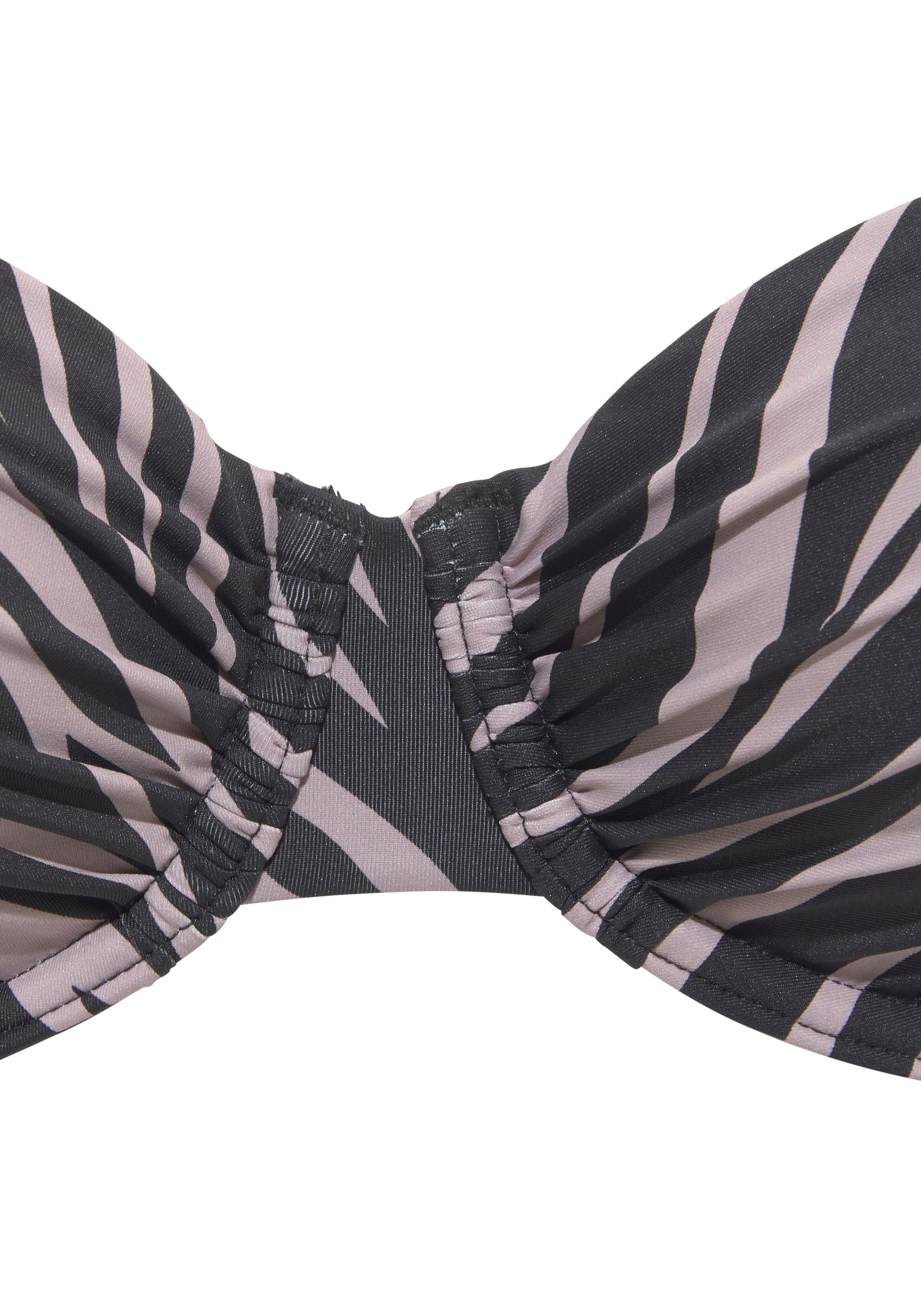 Lascana Bikinitop met beugels Kaa in animaldesign