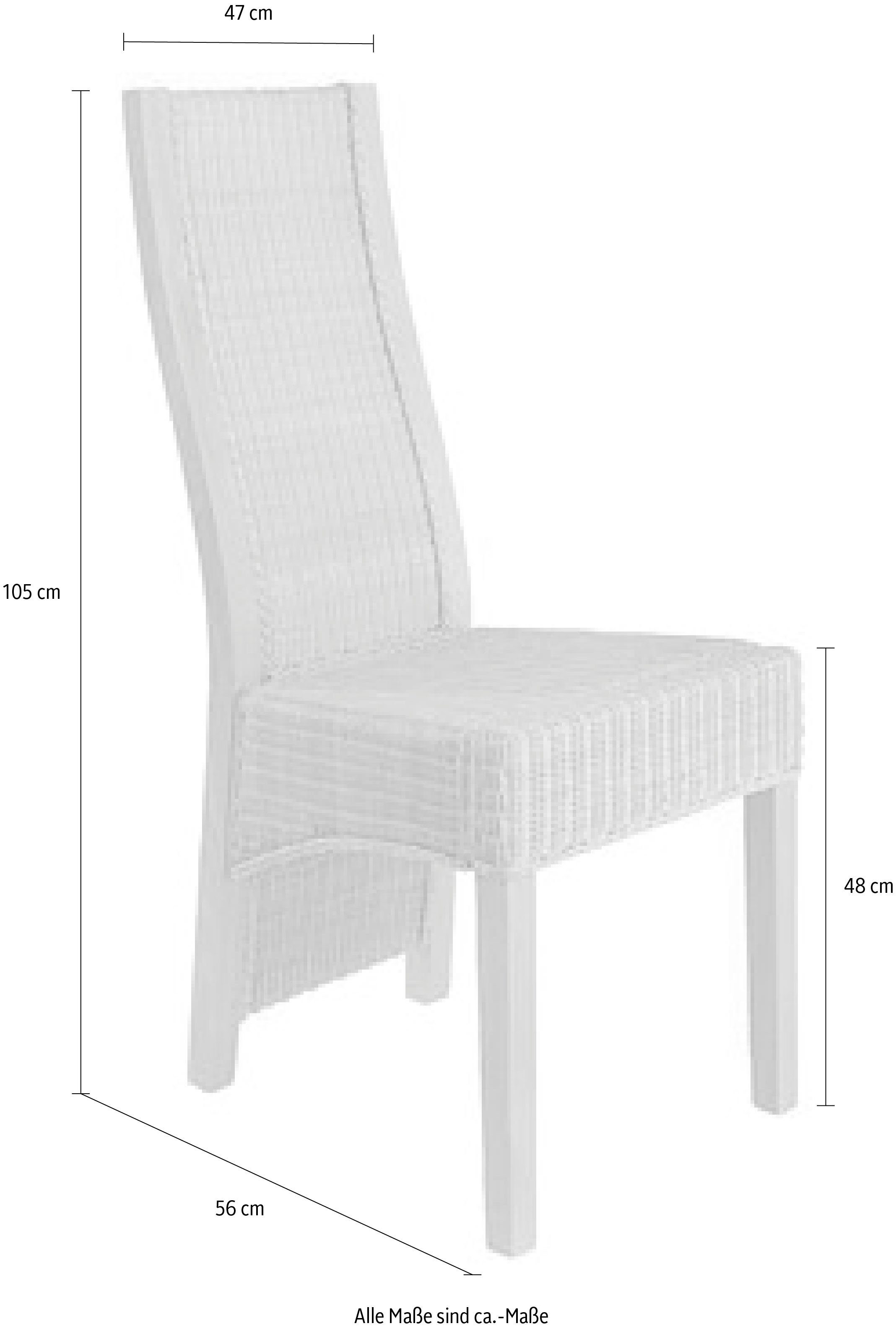 Home affaire Rotanstoel Stuhlparade (2 stuks)
