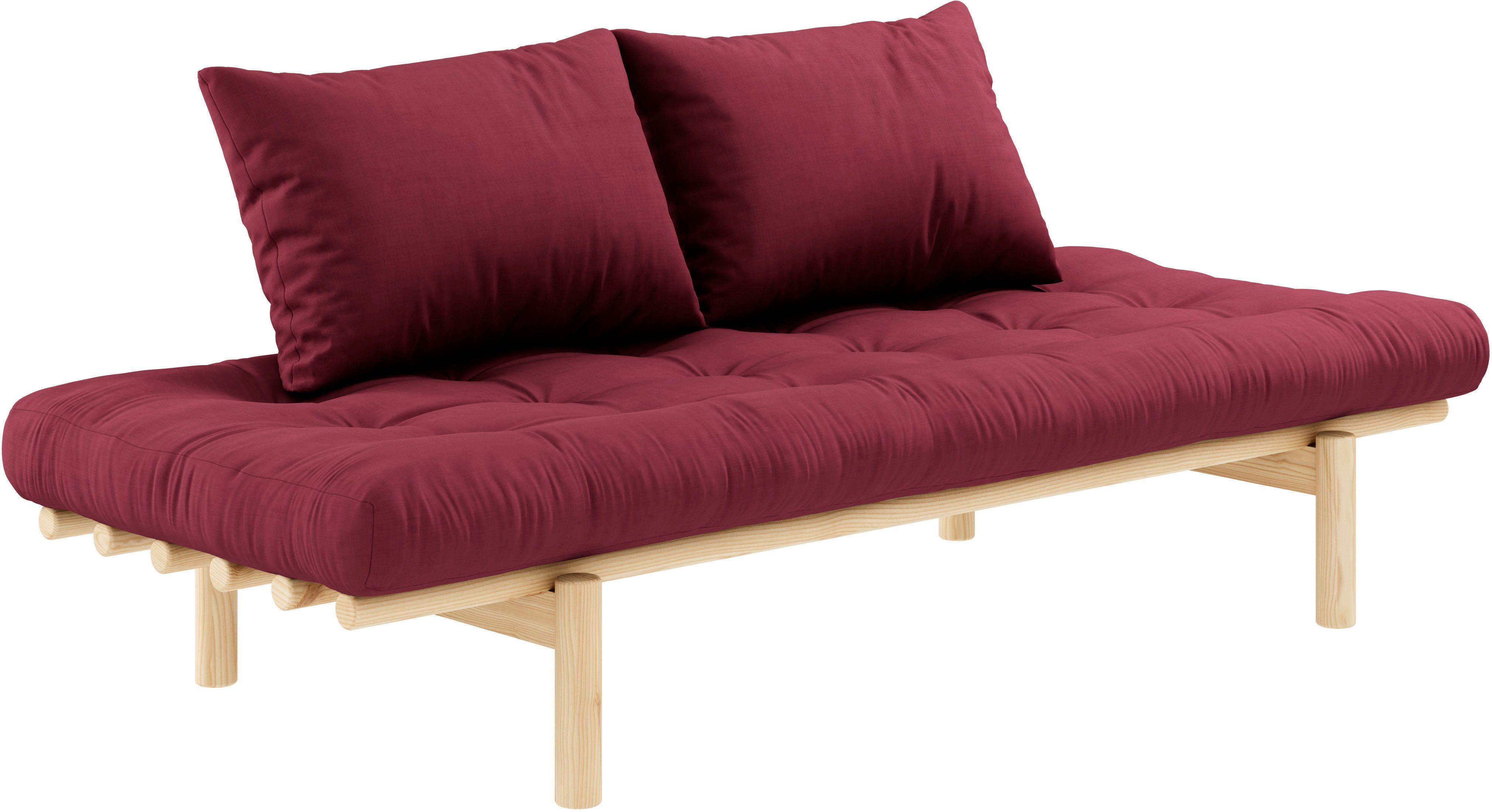 Karup Slaapbank Pace van massief grenenhout, incl. futonmatras (set, 2-delig)