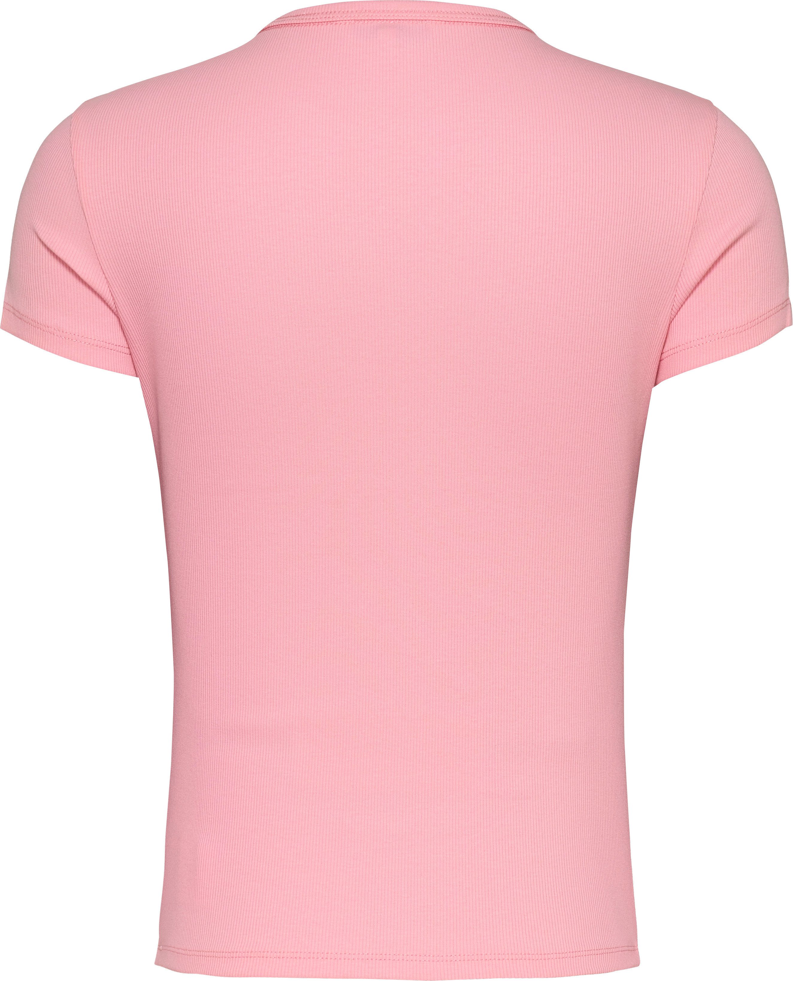 TOMMY JEANS T-shirt TJW SLIM ESSENTIAL RIB SS