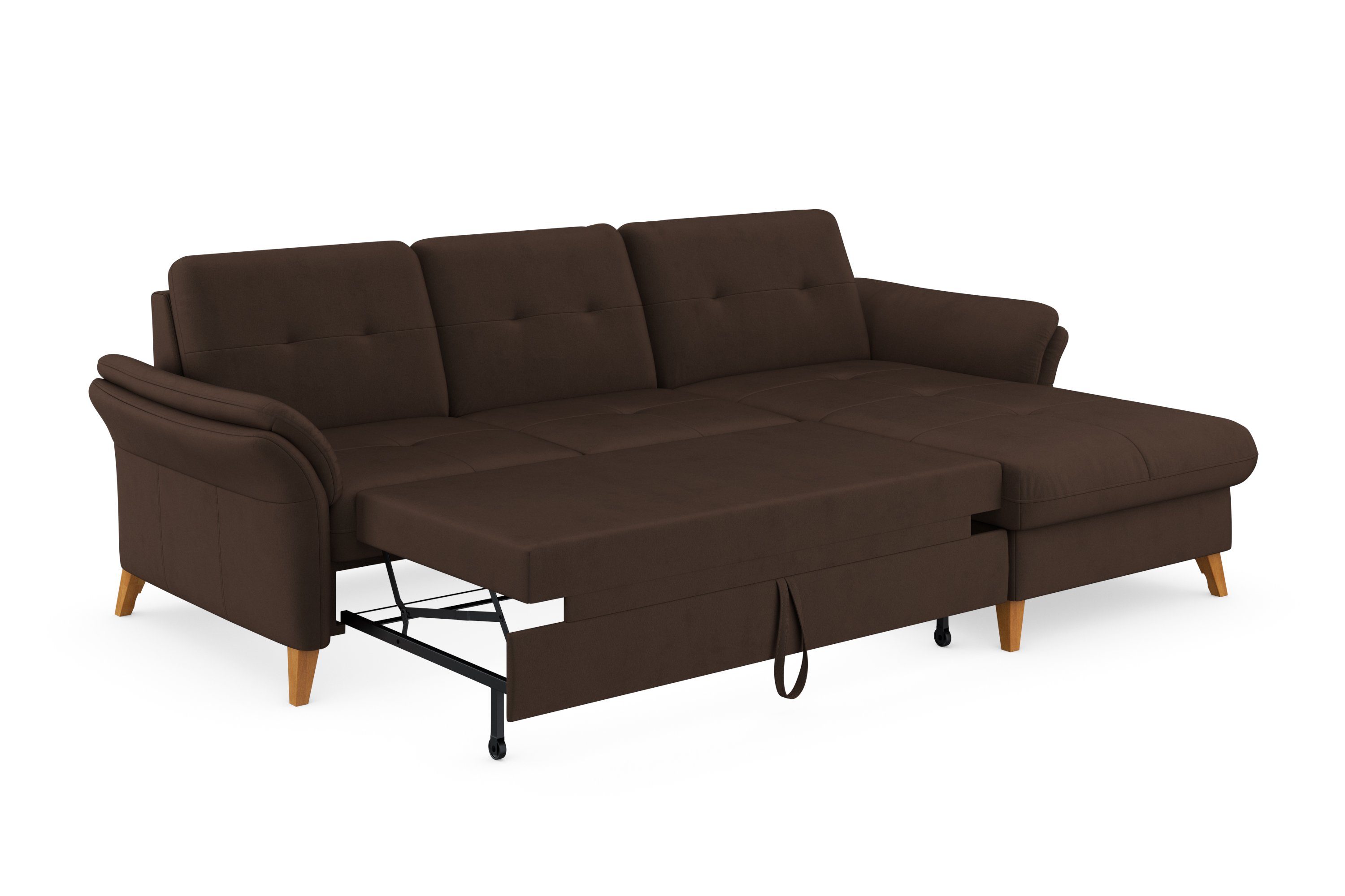 sit&more Hoekbank Göteborg Zitdiepteverstelling en binnenvering, naar keuze met slaapfunctie