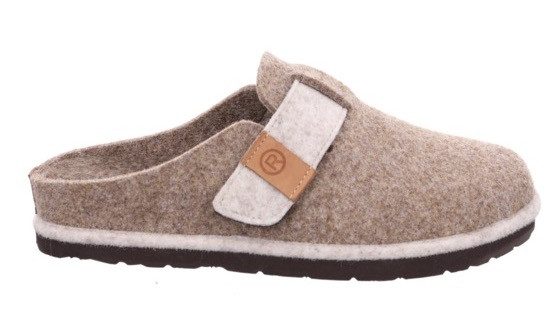Rohde Pantoffels MERAN pantoffel, klomp, instapper met klittenbandriem